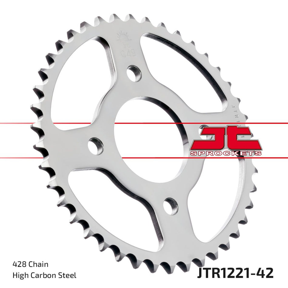 Bakdrev stål 428, 42T til Honda CBR 125 R — JT Sprockets JTR1221.42