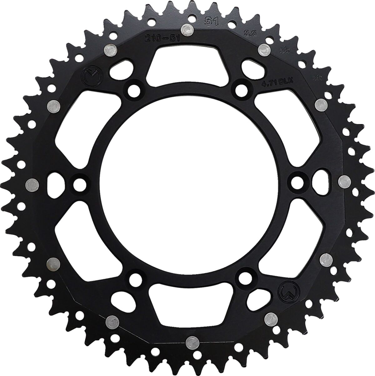 Bakdrev stål 520, 51T — Moose Offroad Hard-Parts 1210-210-51-10X