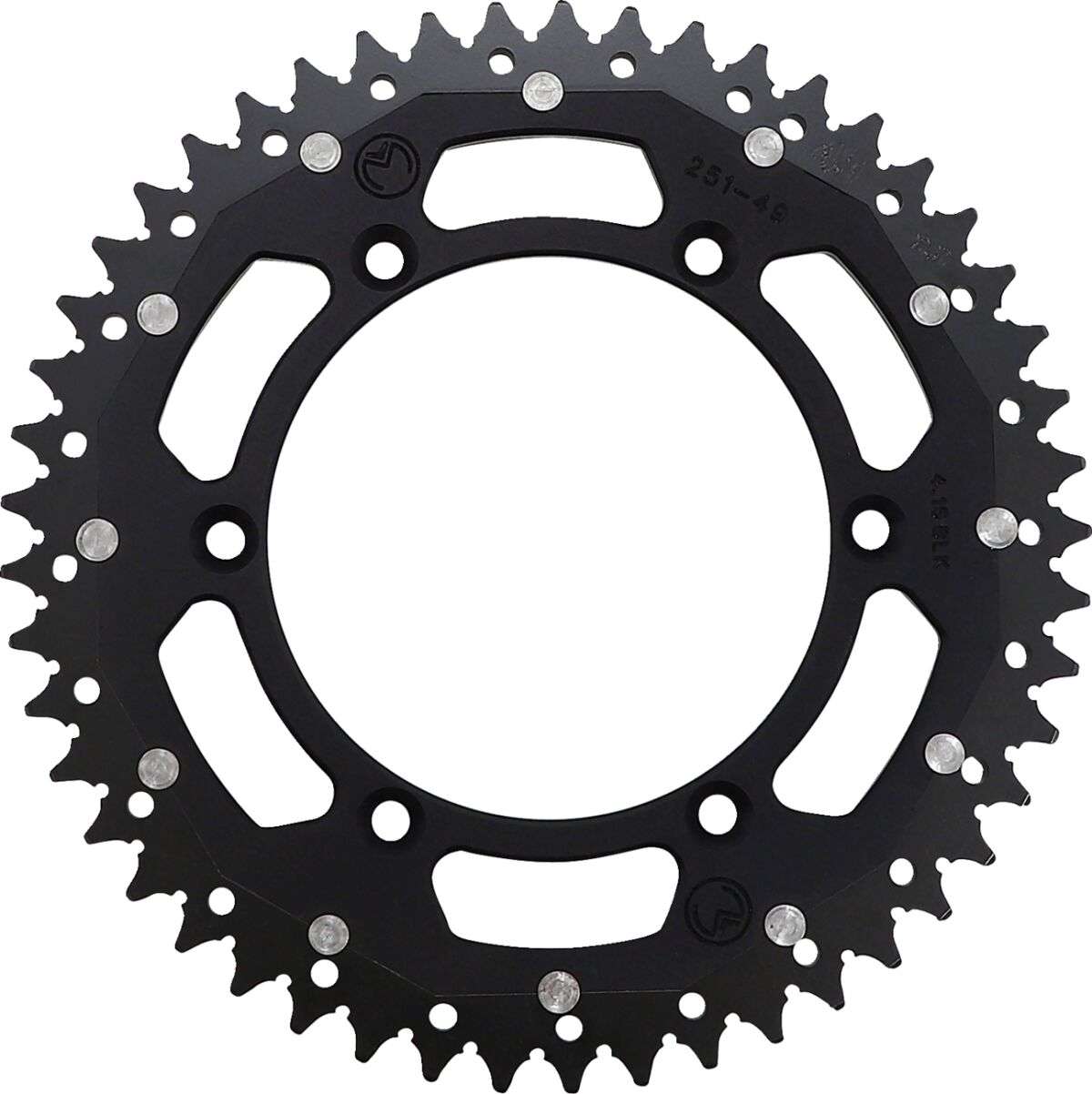 Bakdrev stål 520, 49T til Yamaha — Moose Offroad Hard-Parts 1210-251-49-10X
