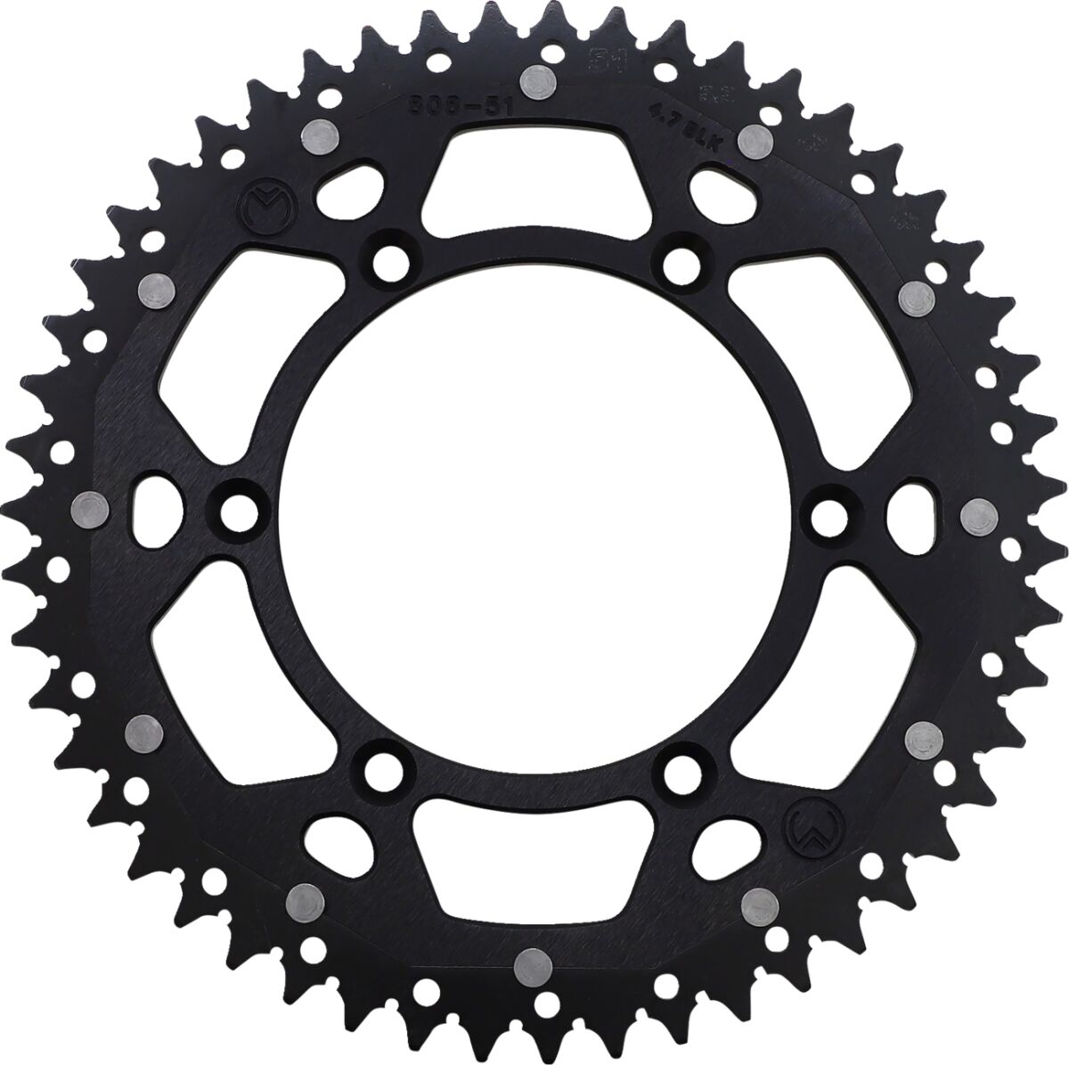 Bakdrev stål 520, 51T — Moose Offroad Hard-Parts 1210-808-51-10X