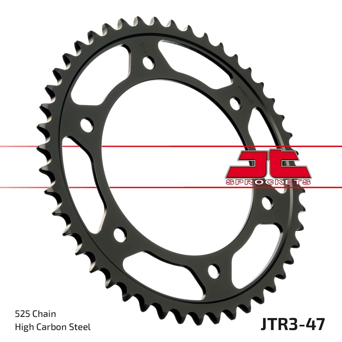 Bakdrev stål 525, 47T til BMW — JT Sprockets JTR3.47ZBK