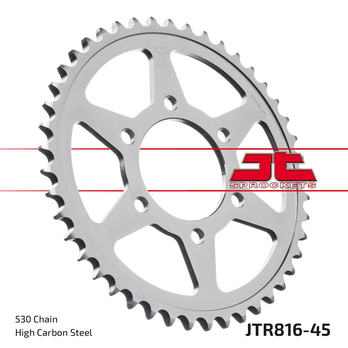Bakdrev stål 530, 45T til Suzuki — JT Sprockets JTR816.45ZBK