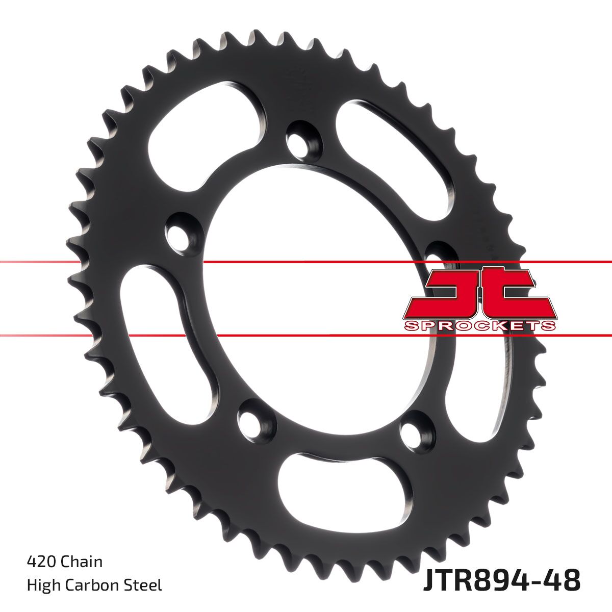 Bakdrev stål 420, 48T — JT Sprockets JTR894.48ZBK