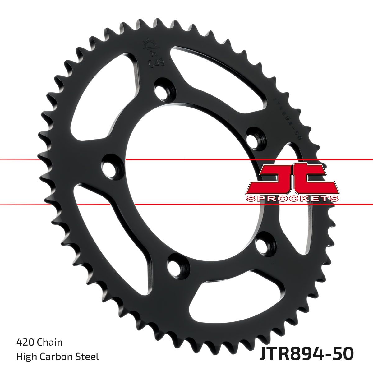 Bakdrev stål 420, 50T — JT Sprockets JTR894.50ZBK