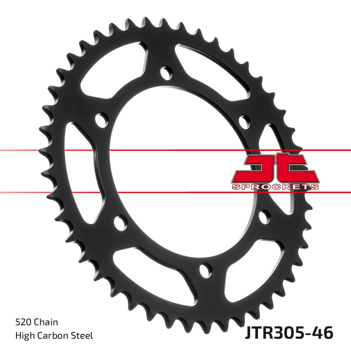 Bakdrev stål 520, 46T — JT Sprockets JTR305.46