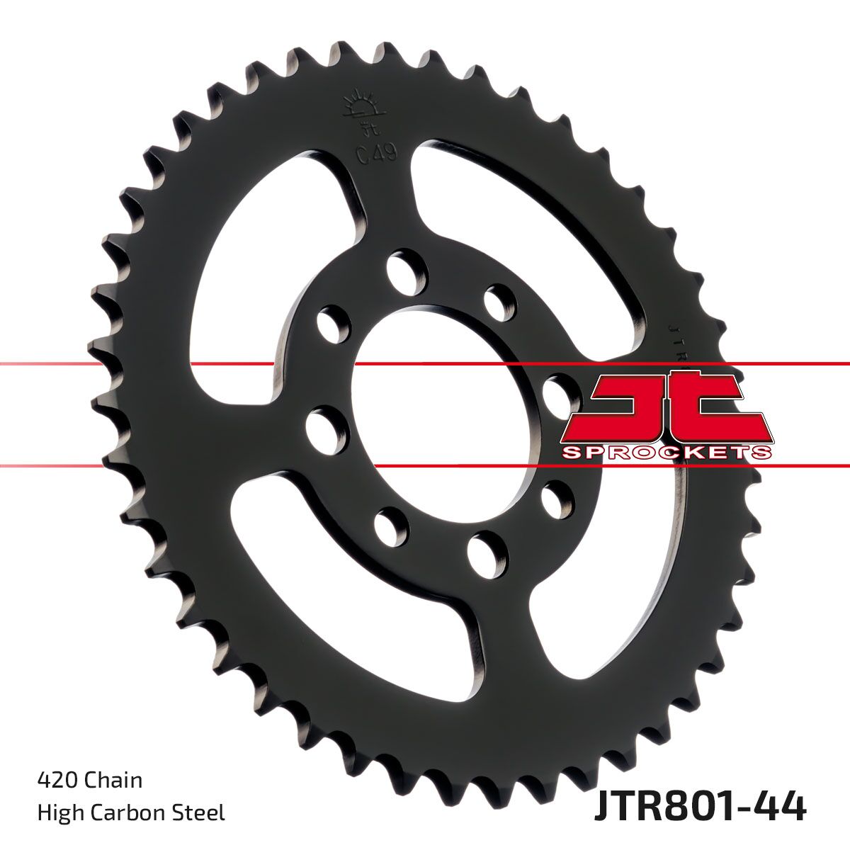 Bakdrev stål 420, 44T — JT Sprockets JTR801.44
