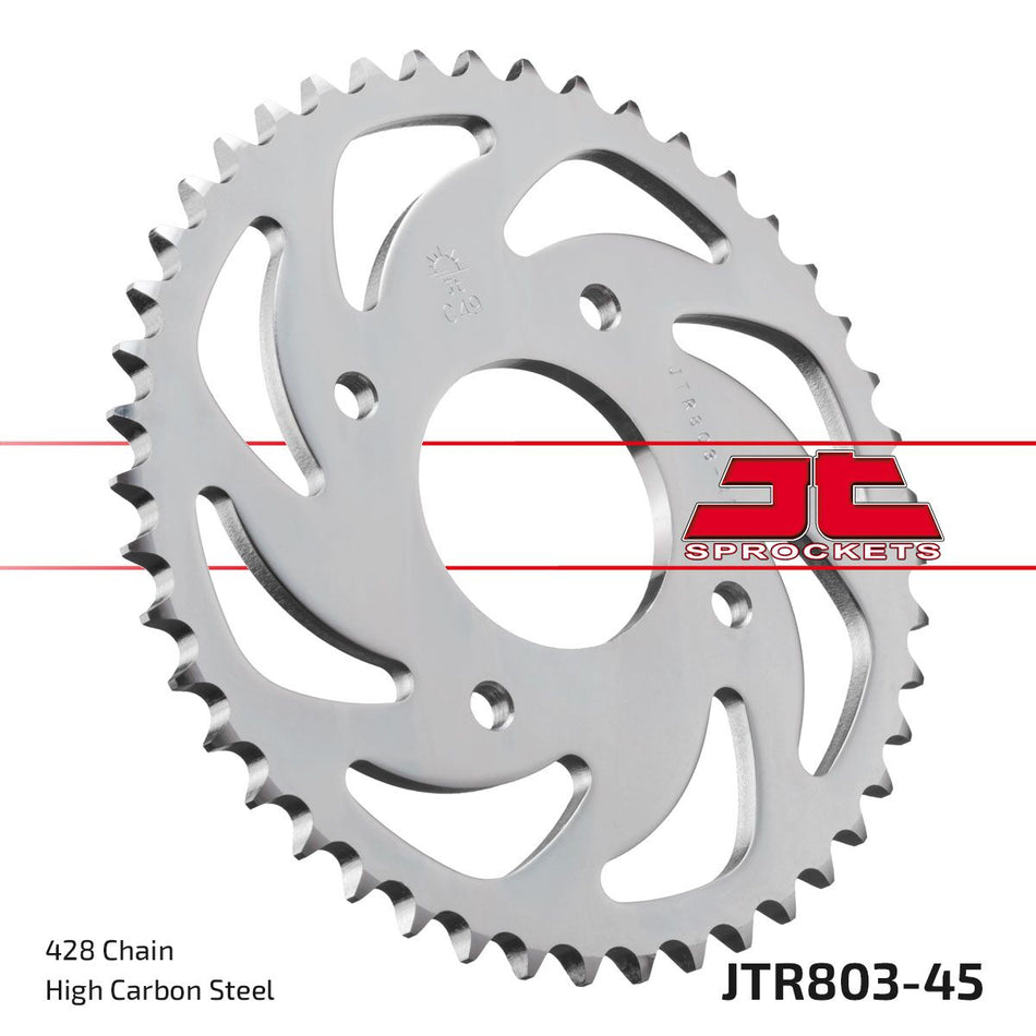 Bakdrev stål 428, 45T til Suzuki GSX-R 125 ABS — JT Sprockets JTR803.45