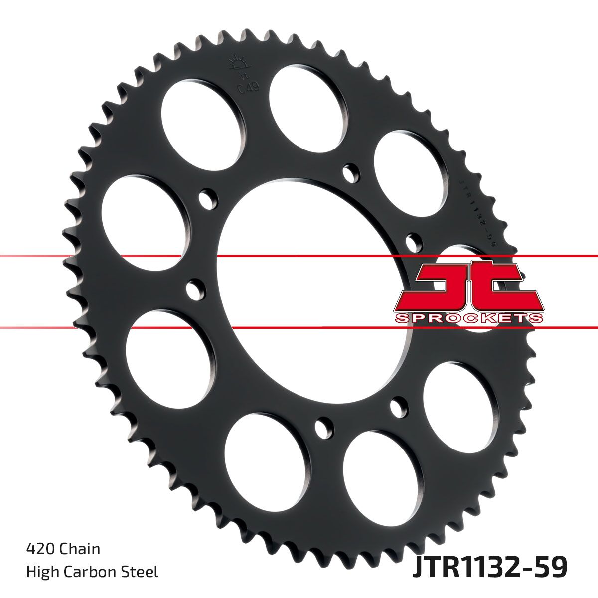 Bakdrev stål 420, 59T — JT Sprockets JTR1132.59