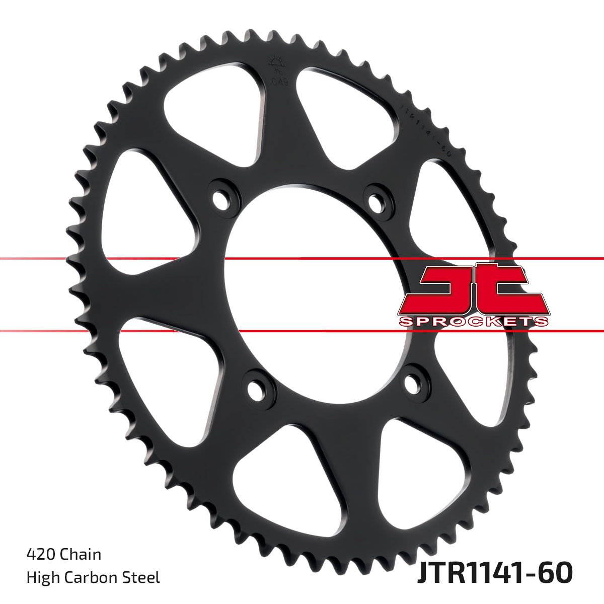 Bakdrev stål 420, 60T til Beta RR 50 — JT Sprockets JTR1141.60