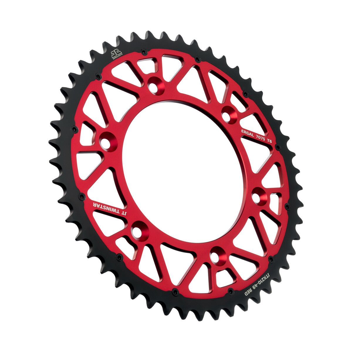 Bakdrev stål 49T — JT Sprockets JTX210.49RED