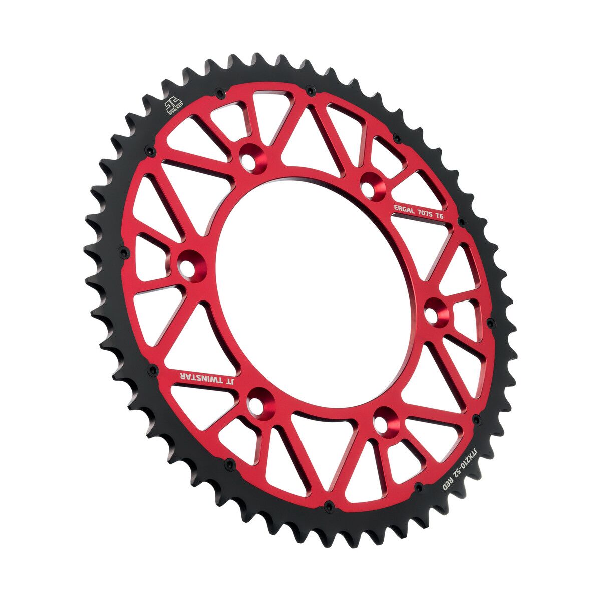 Bakdrev stål 52T til Honda — JT Sprockets JTX210.52RED