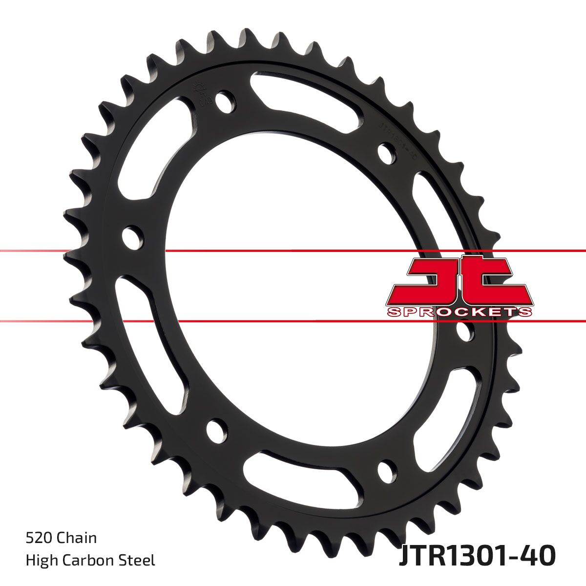 Bakdrev stål 520, 40T til Honda CRF 300 L — JT Sprockets JTR1301.40