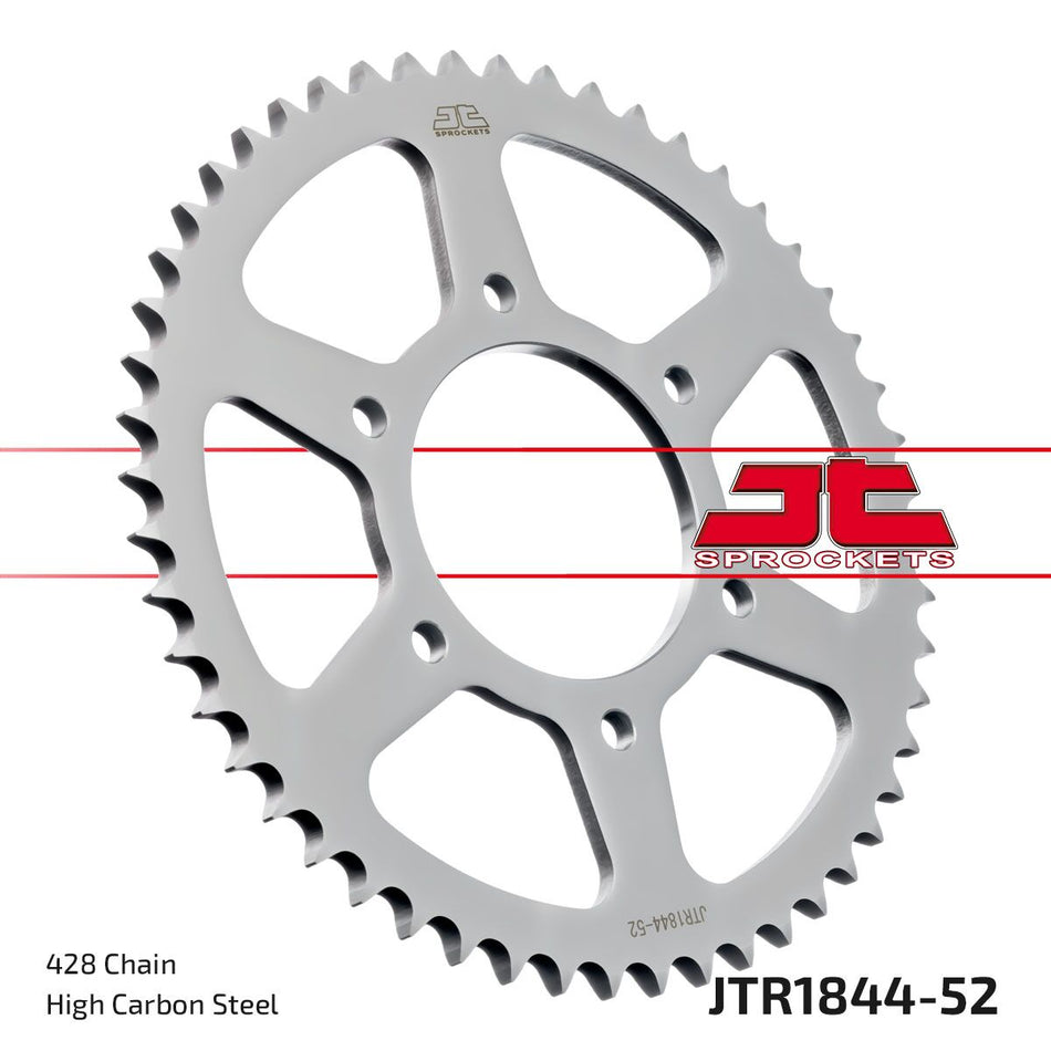 Bakdrev stål 428, 52T til Yamaha — JT Sprockets JTR1844.52