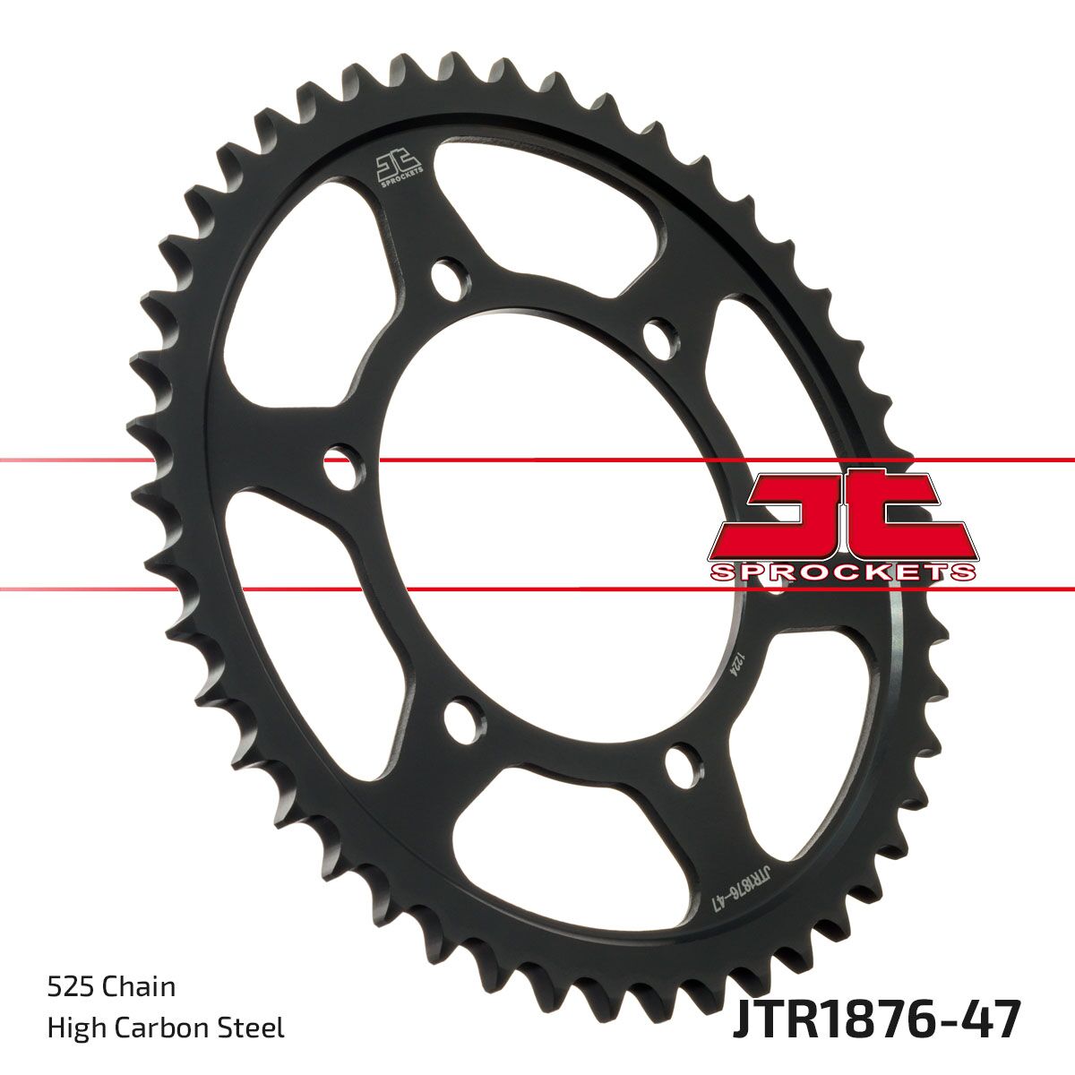 Bakdrev stål 525, 47T — JT Sprockets JTR1876.47