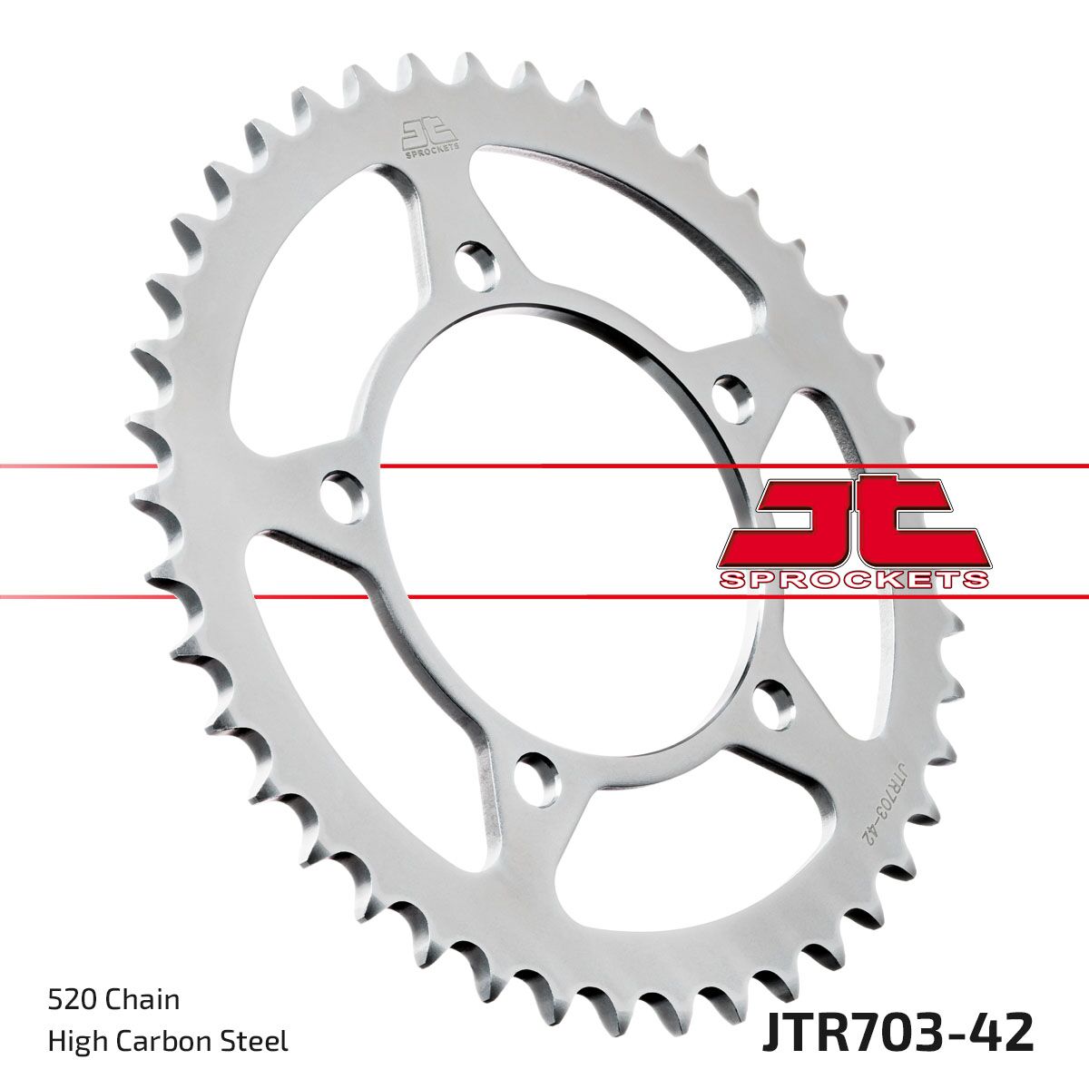 Bakdrev stål 520, 42T til Aprilia — JT Sprockets JTR703.42