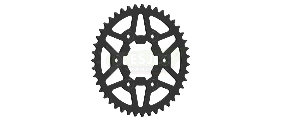 Bakdrev stål 520, 43T til Triumph SCRAMBLER 400 X ABS — Esjot 50-32226-43
