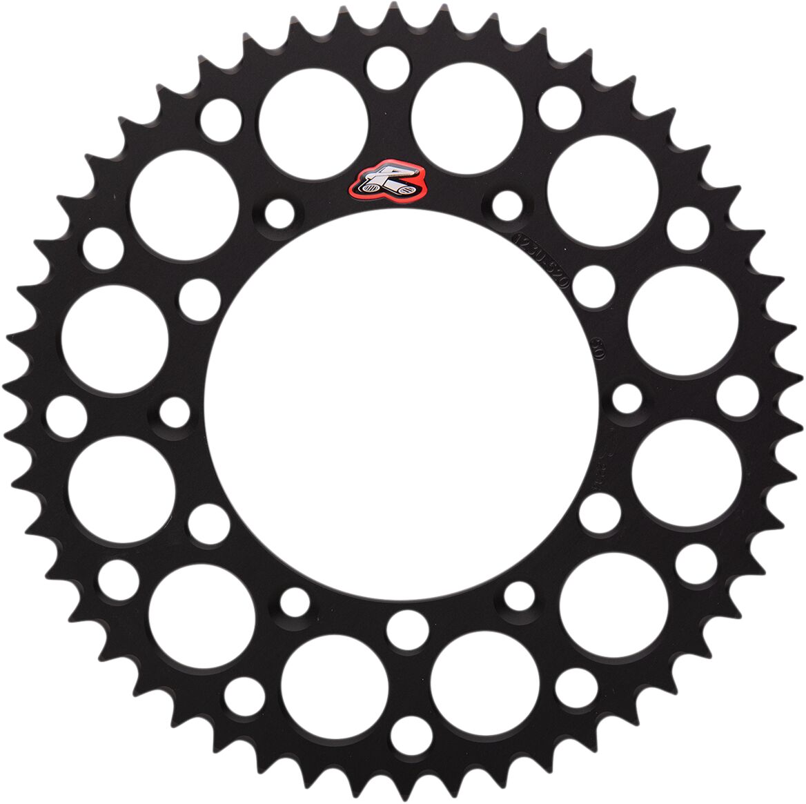 Bakdrev aluminium 520, 50T til Suzuki — Renthal 123U-520-50GYBK