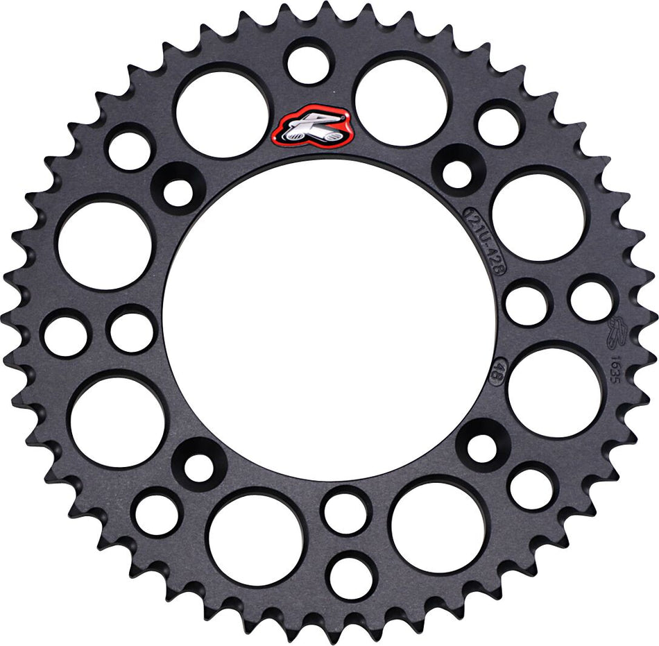 Bakdrev aluminium 428, 48T — Renthal 121U-428-48GPBK