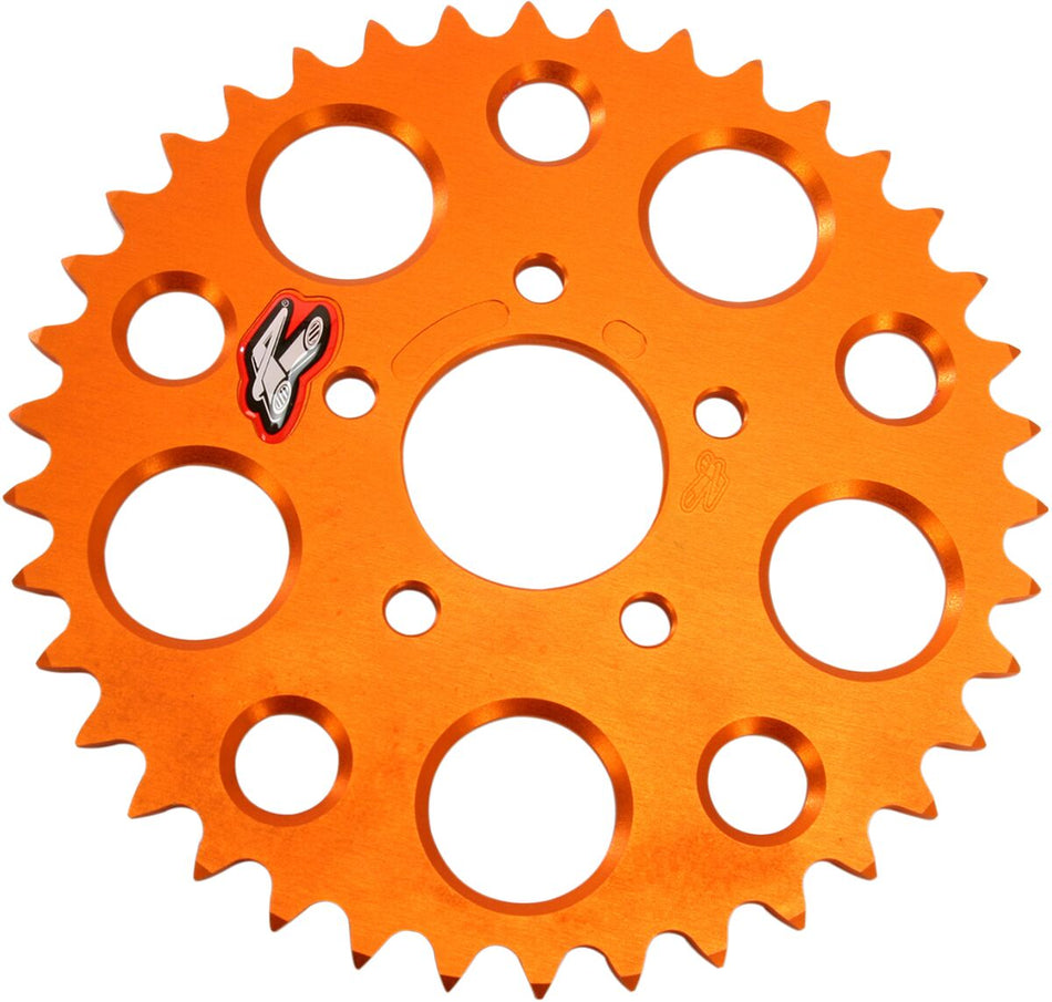 Bakdrev aluminium 415, 40T til KTM SX 50 — Renthal 480--415-40P-OR