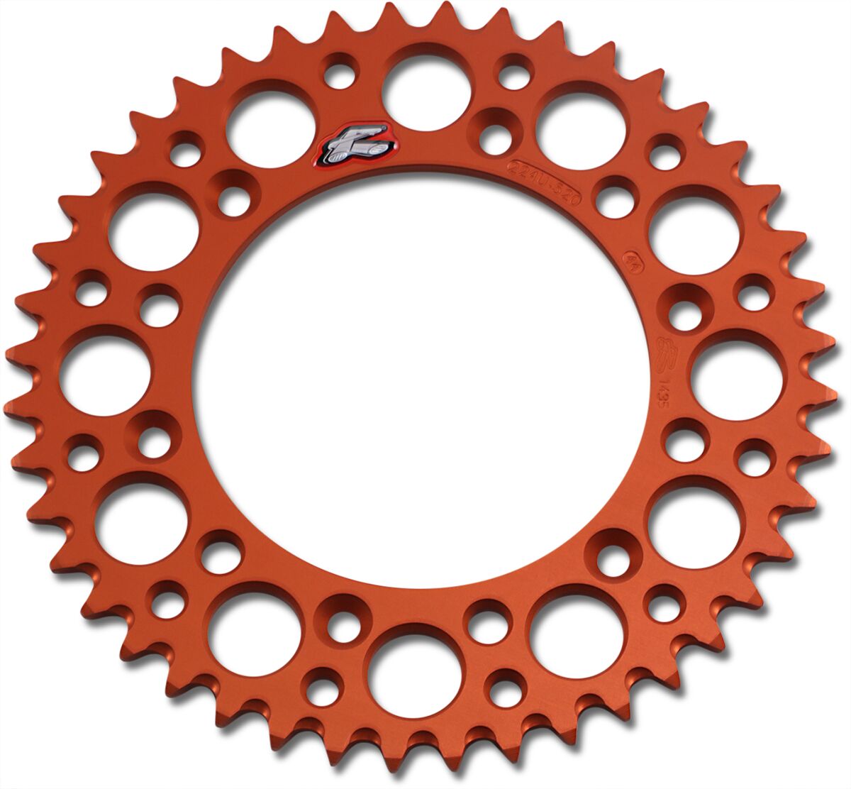 Bakdrev aluminium 520, 44T — Renthal 224U-520-44GPOR