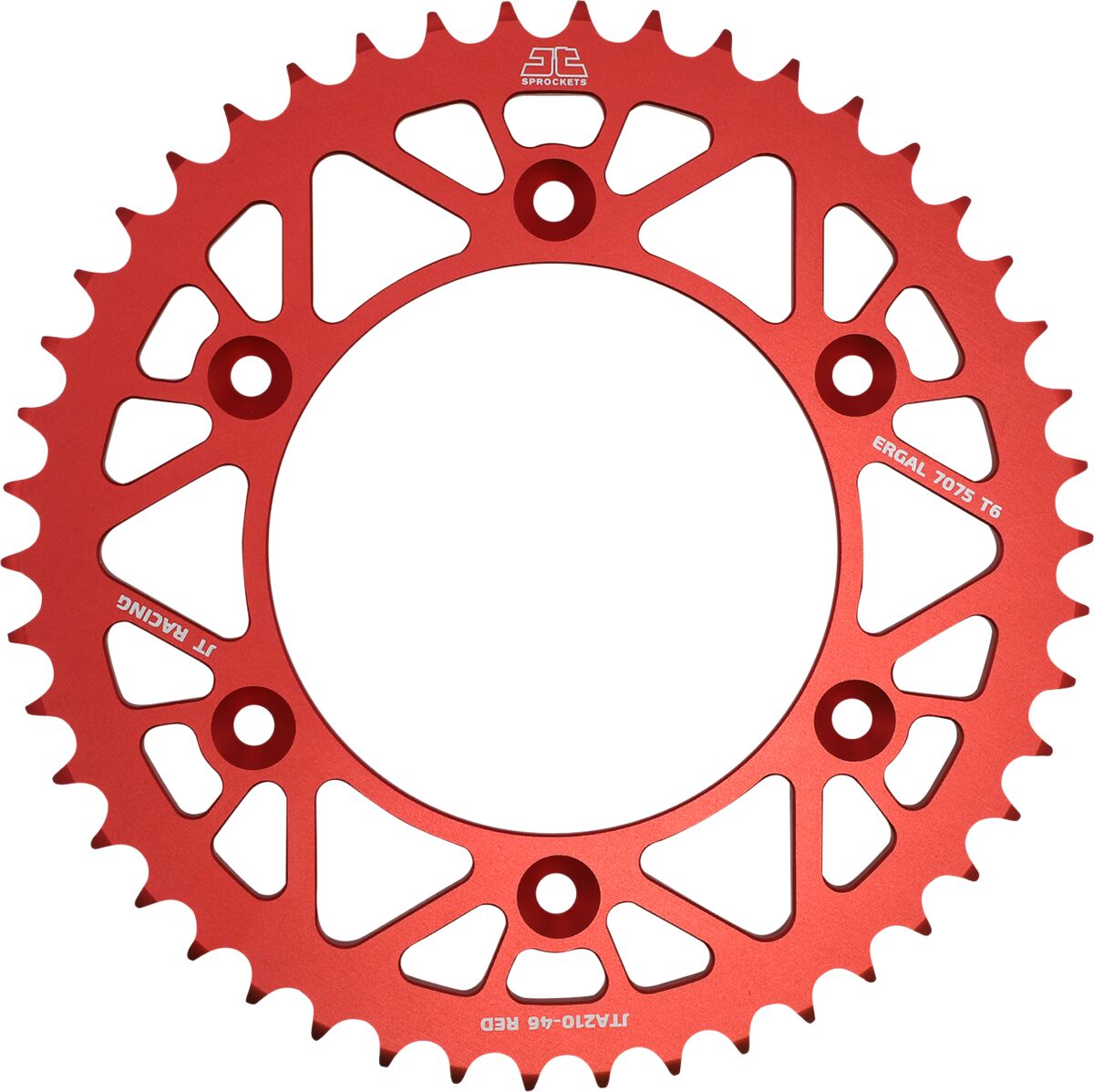 Bakdrev aluminium 46T — JT Sprockets JTA210.46RED