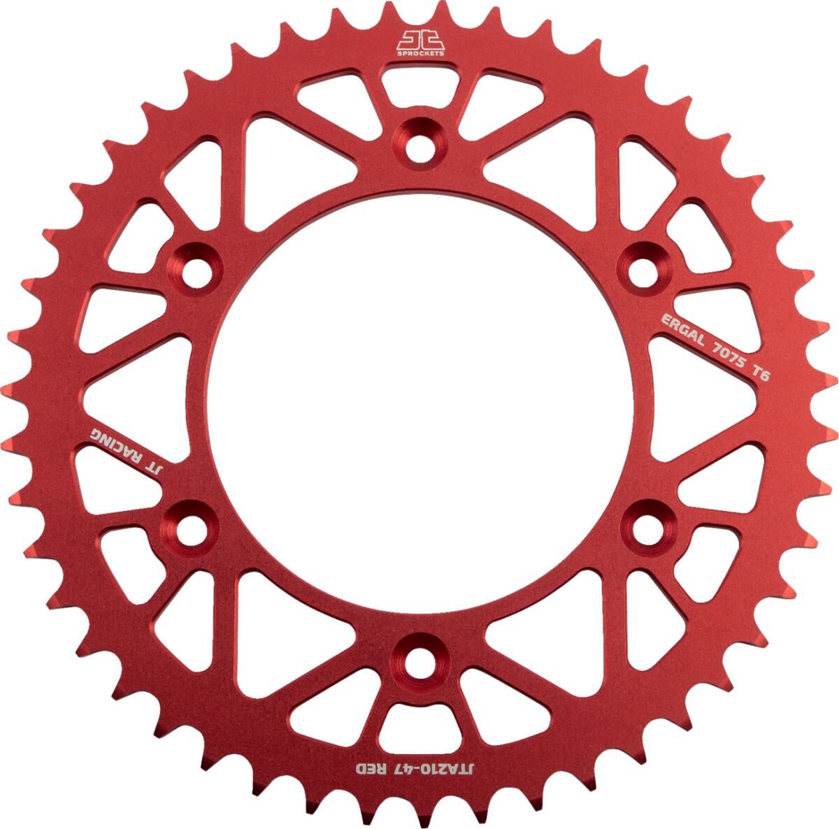 Bakdrev aluminium 47T — JT Sprockets JTA210.47RED