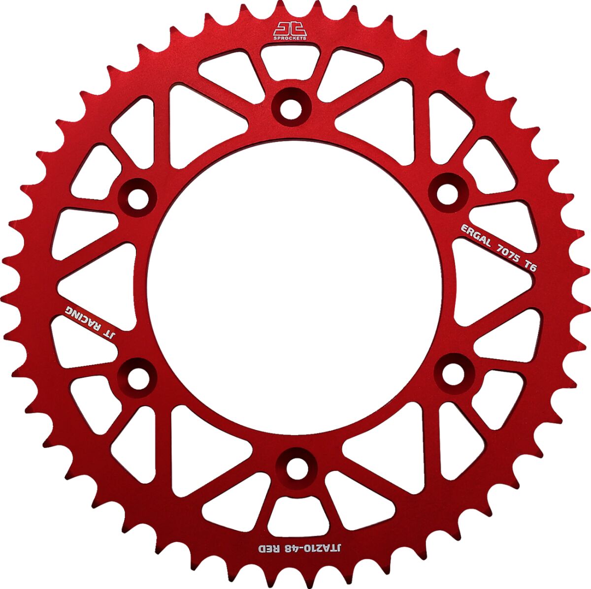 Bakdrev aluminium 48T — JT Sprockets JTA210.48RED