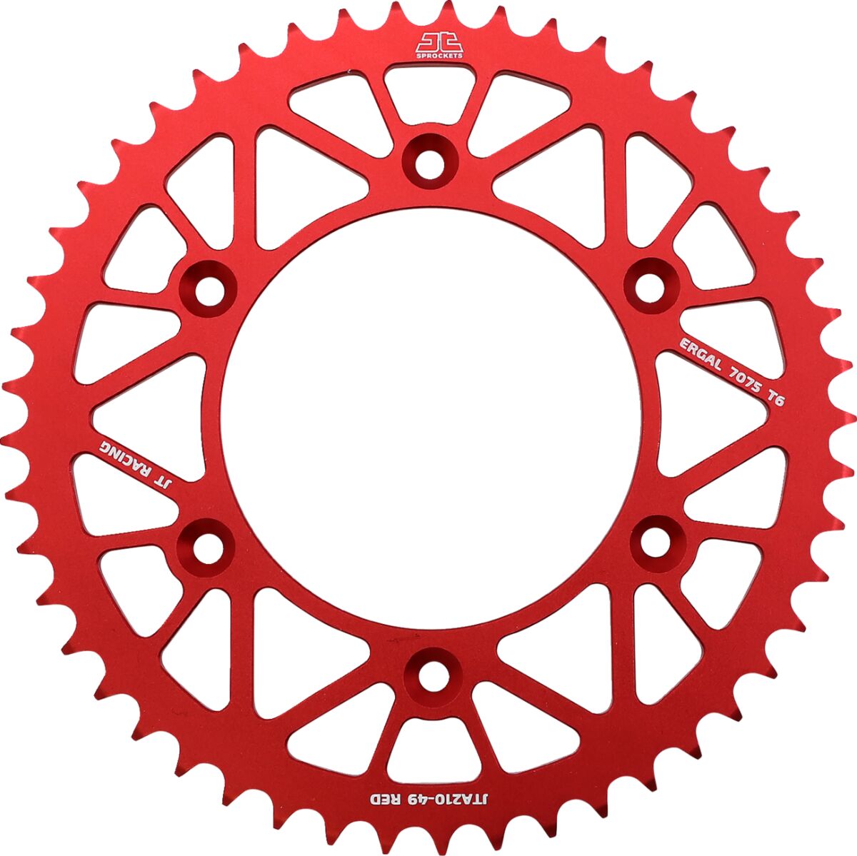 Bakdrev aluminium 49T — JT Sprockets JTA210.49RED