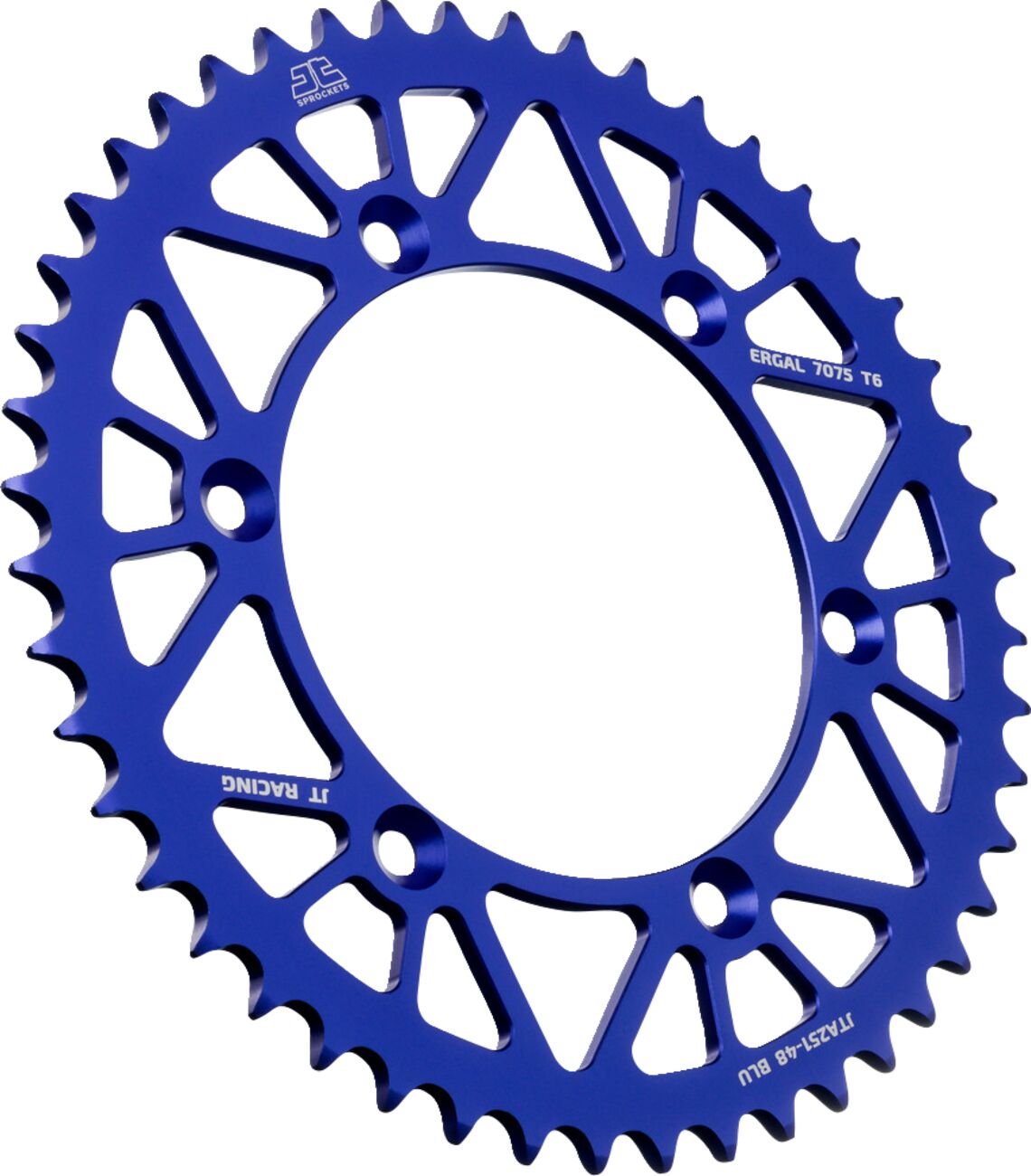 Bakdrev aluminium 48T — JT Sprockets JTA251.48BLU