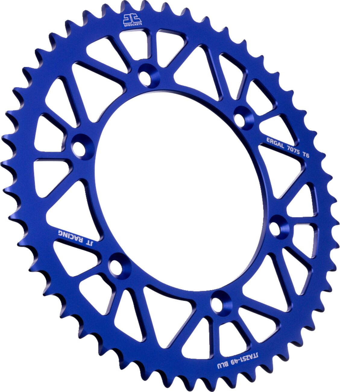 Bakdrev aluminium 49T — JT Sprockets JTA251.49BLU