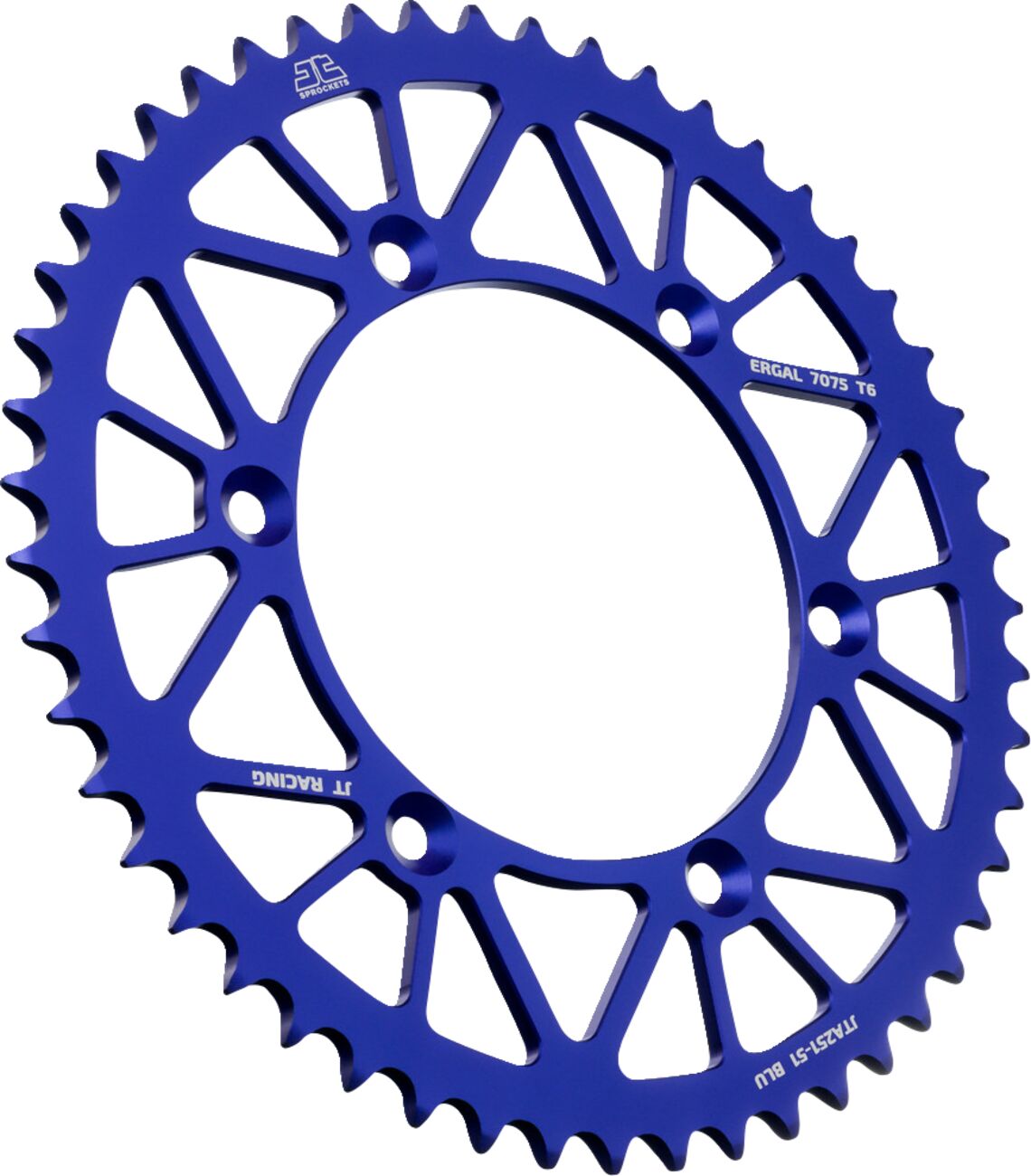 Bakdrev aluminium 51T — JT Sprockets JTA251.51BLU