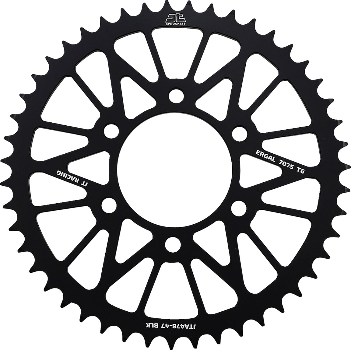 Bakdrev aluminium 47T til Kawasaki — JT Sprockets JTA478.47BLK