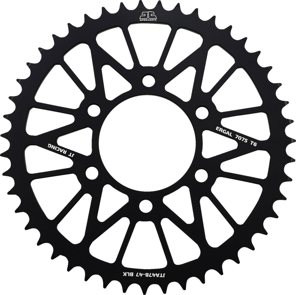 Bakdrev aluminium 47T til Kawasaki — JT Sprockets JTA478.47BLK