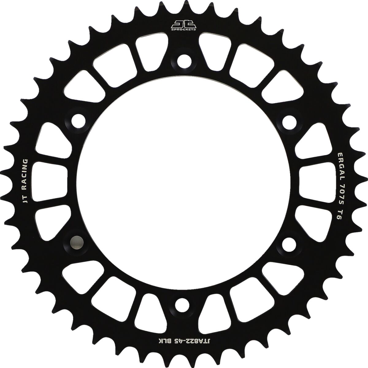 Bakdrev aluminium 520, 45T — JT Sprockets JTA822.45BLK