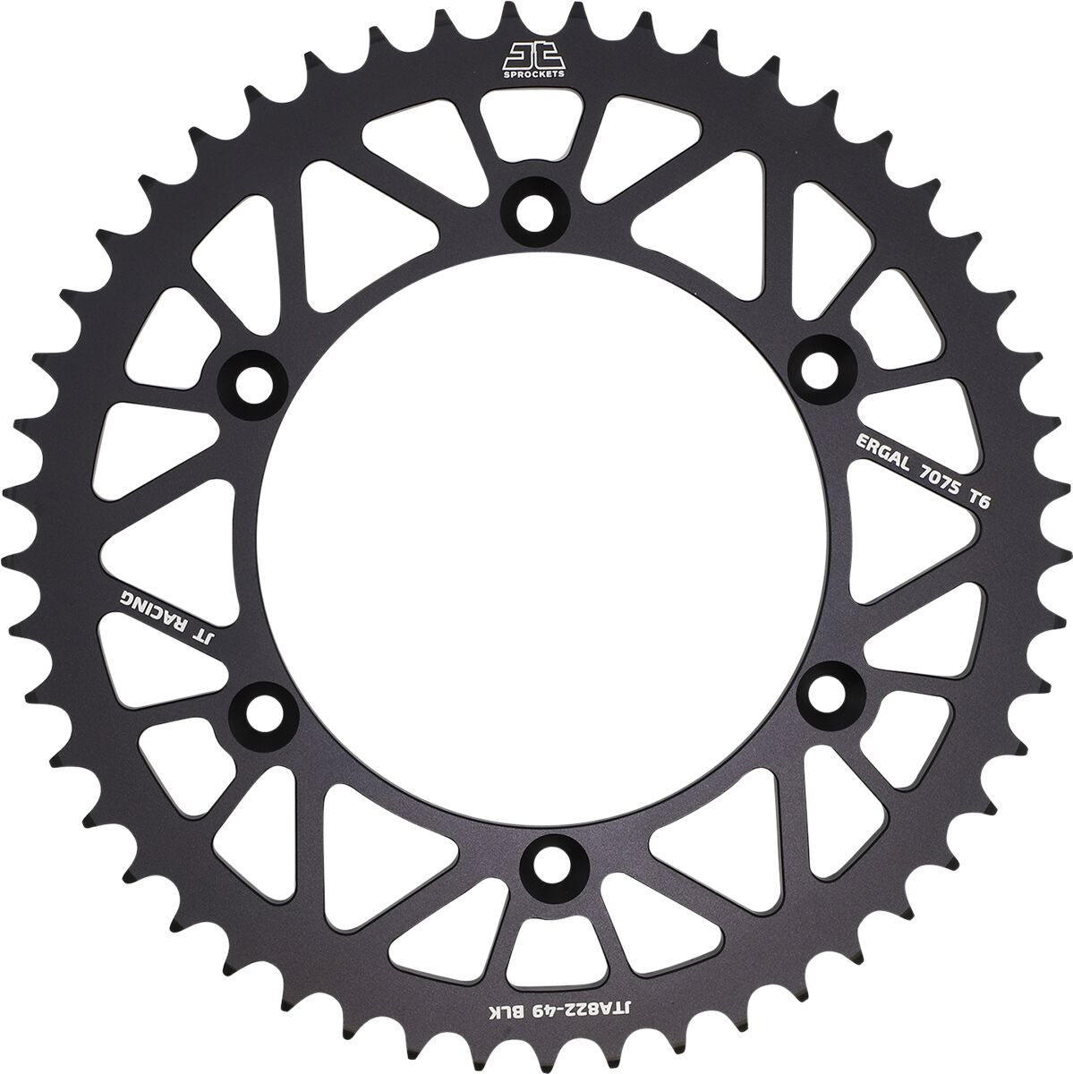 Bakdrev aluminium 520, 49T — JT Sprockets JTA822.49BLK