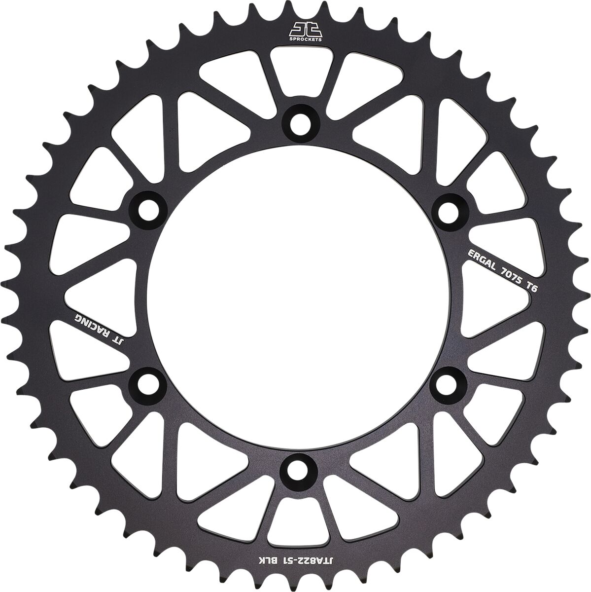 Bakdrev aluminium 520, 51T — JT Sprockets JTA822.51BLK