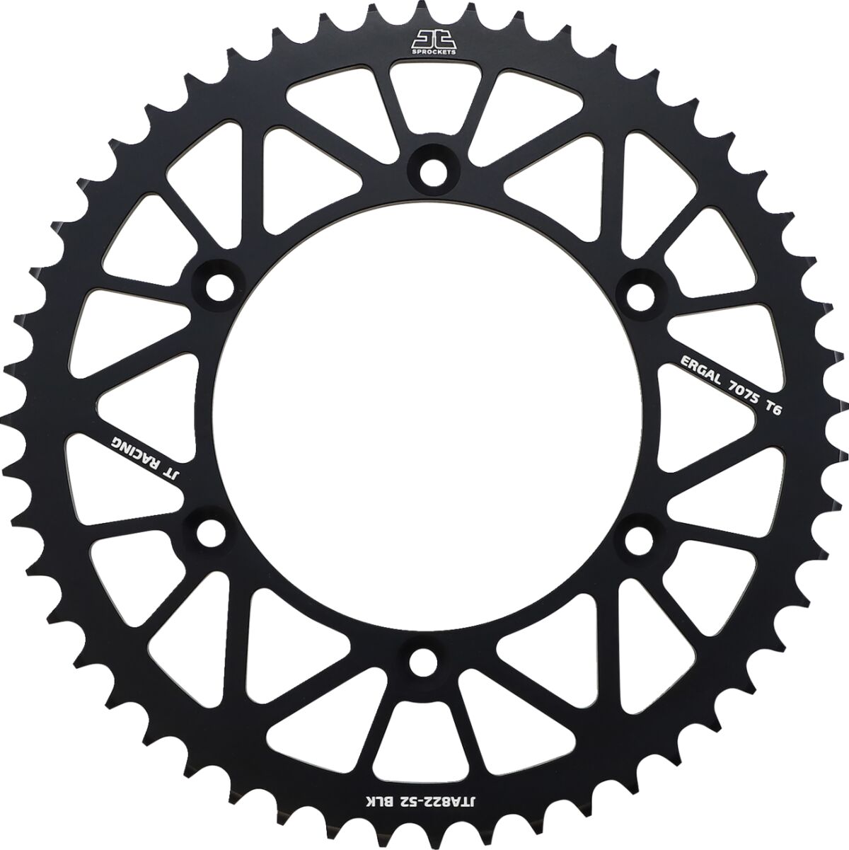 Bakdrev aluminium 520, 52T — JT Sprockets JTA822.52BLK