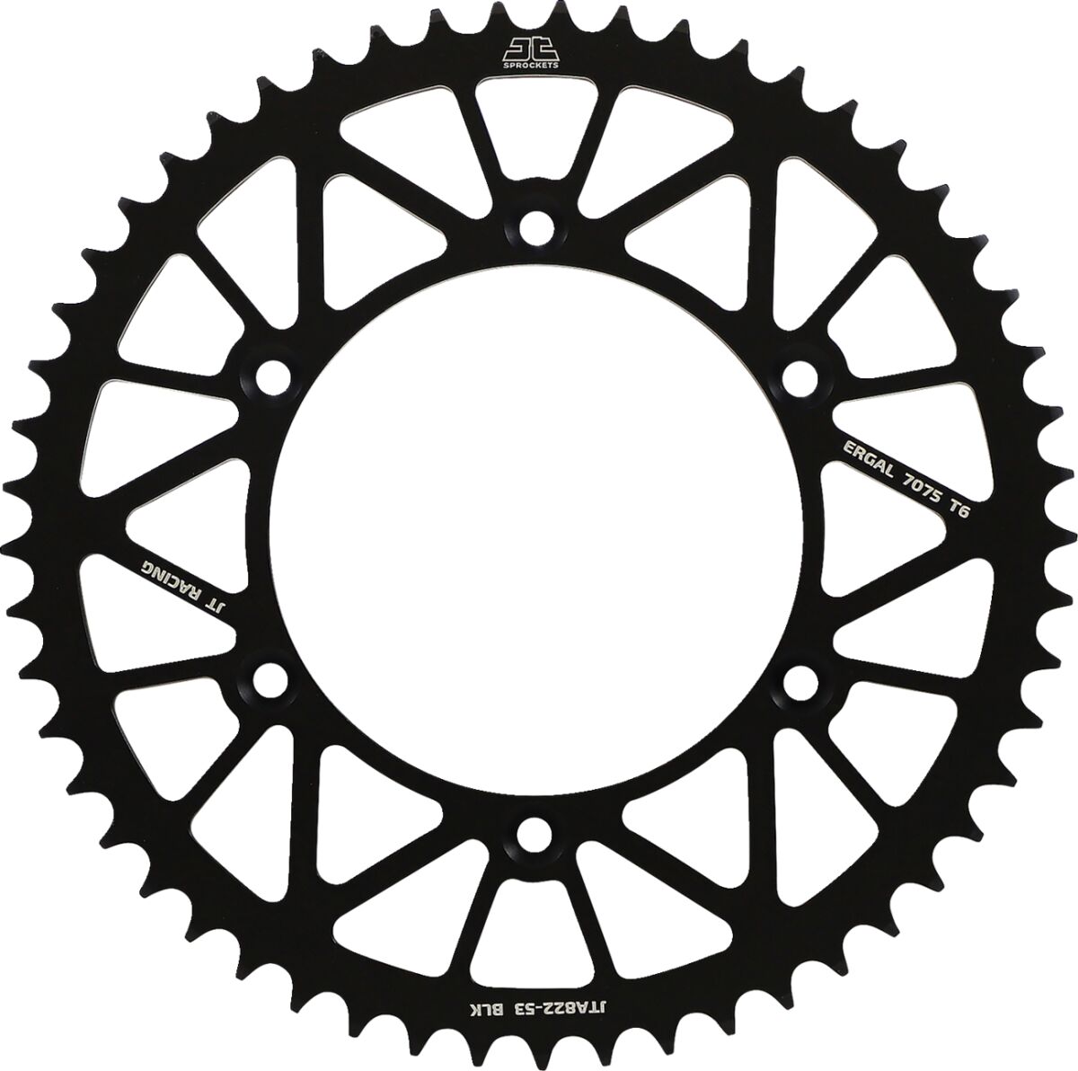 Bakdrev aluminium 520, 53T — JT Sprockets JTA822.53BLK