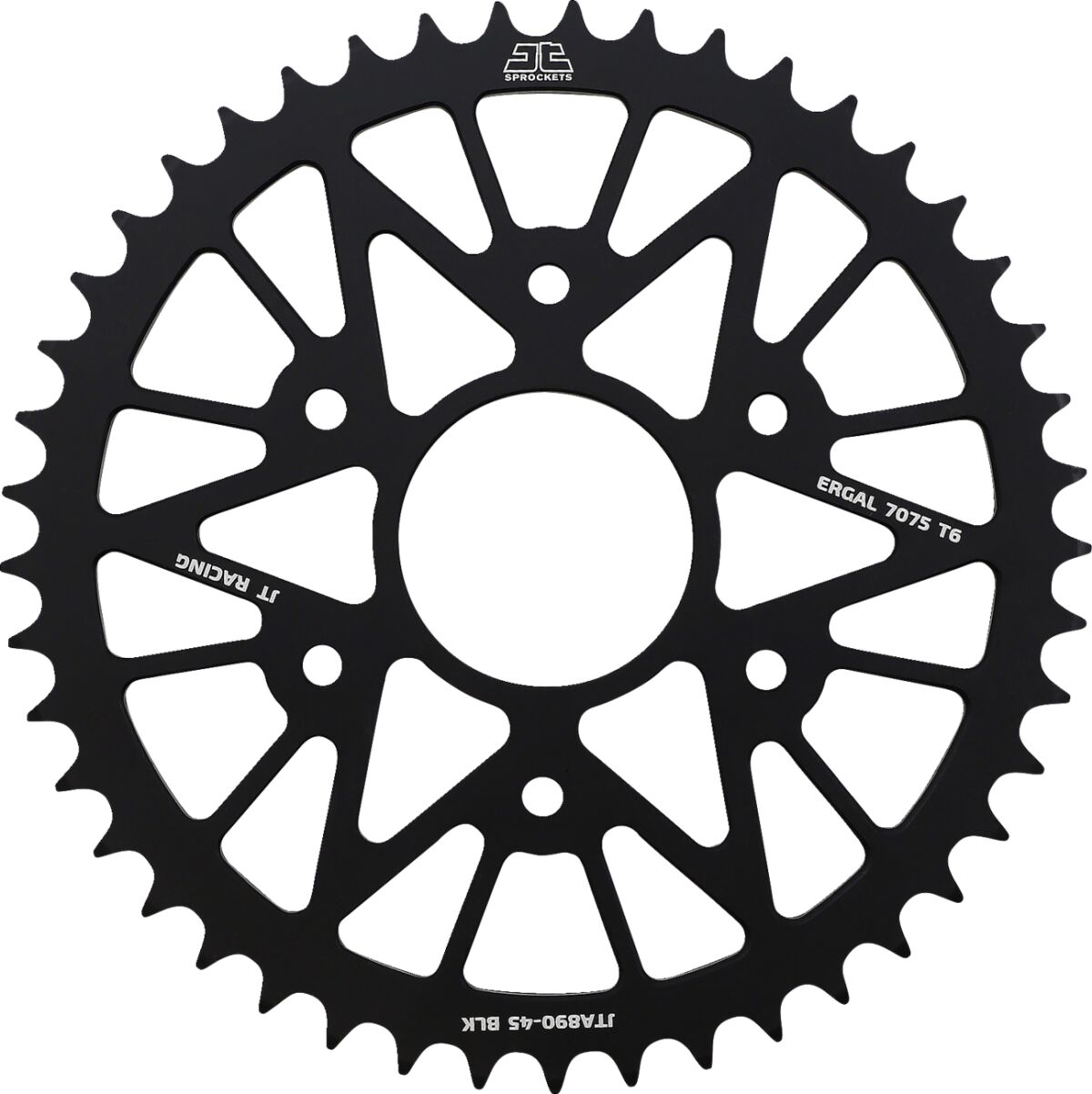 Bakdrev aluminium 45T — JT Sprockets JTA890.45BLK