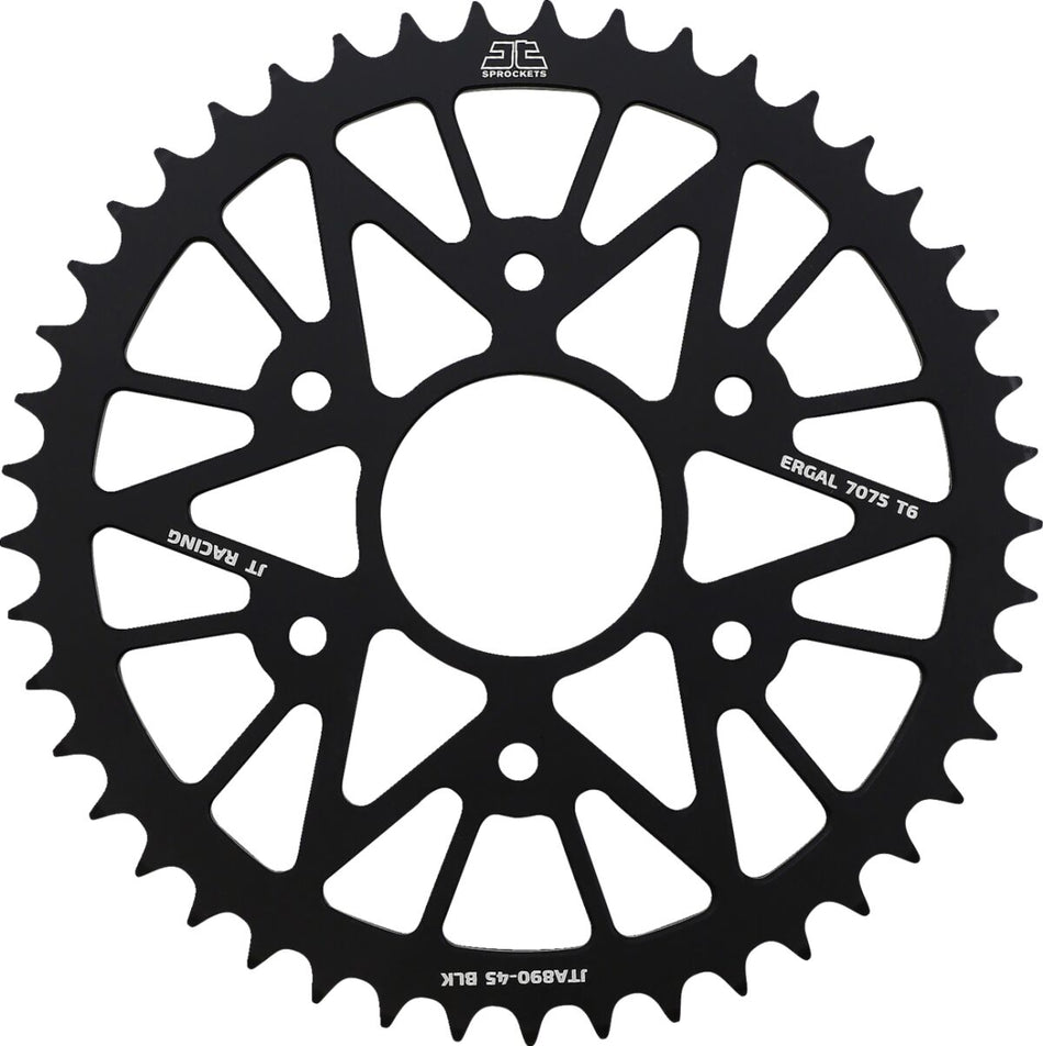 Bakdrev aluminium 45T — JT Sprockets JTA890.45BLK