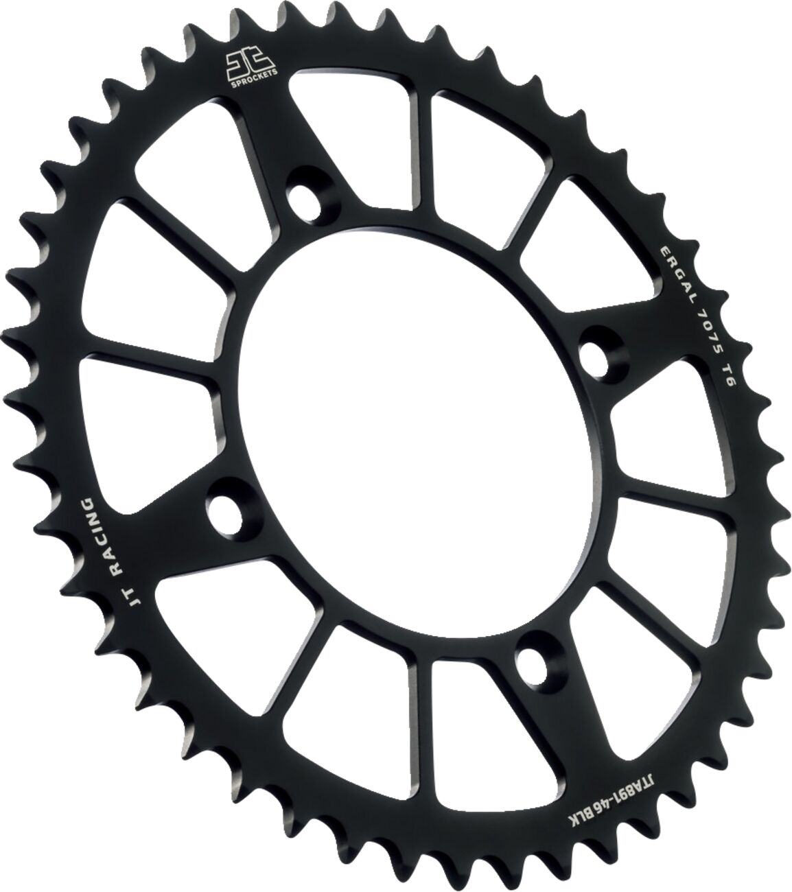 Bakdrev aluminium 46T til KTM — JT Sprockets JTA891.46BLK