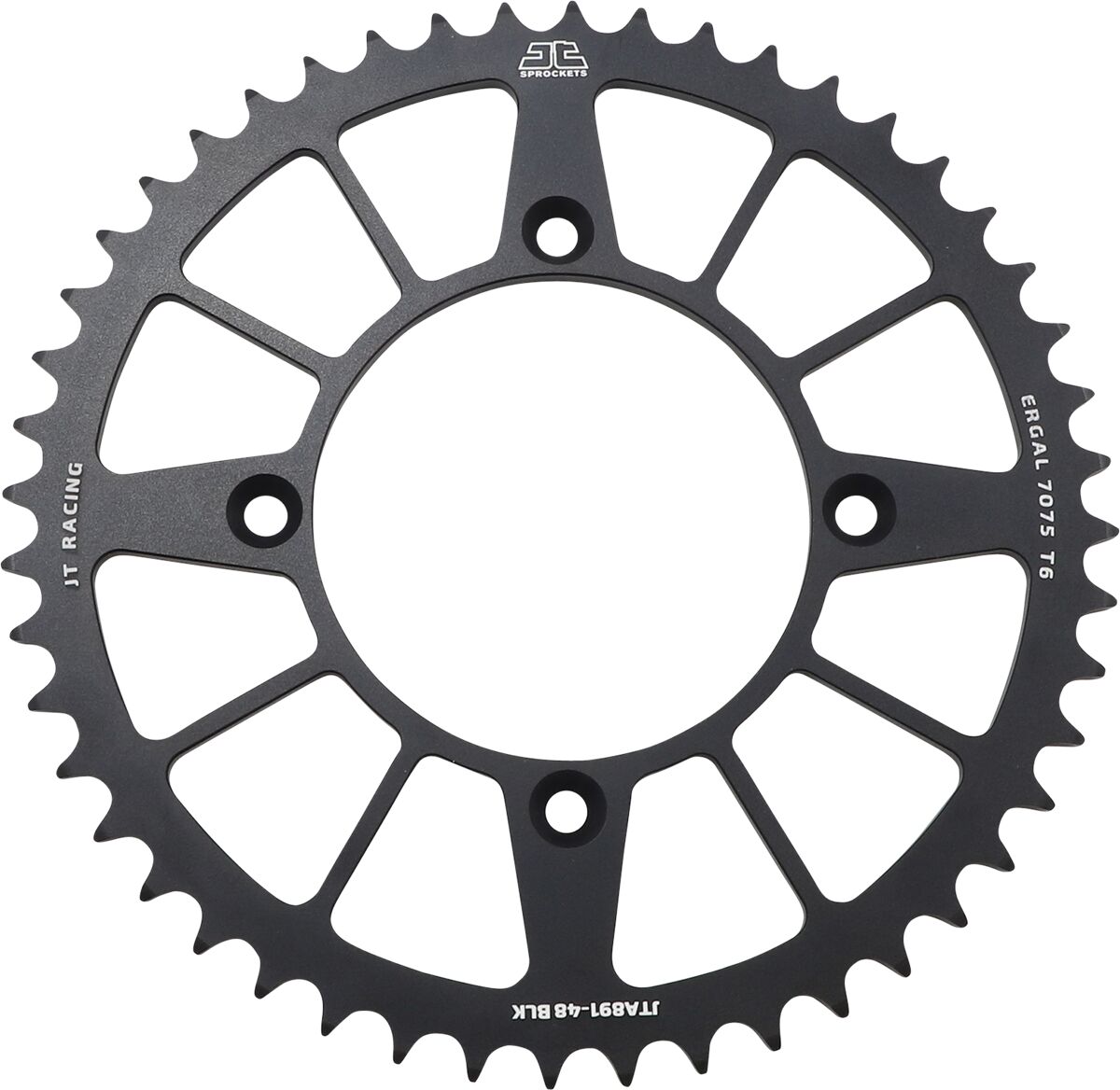 Bakdrev aluminium 48T til KTM — JT Sprockets JTA891.48BLK