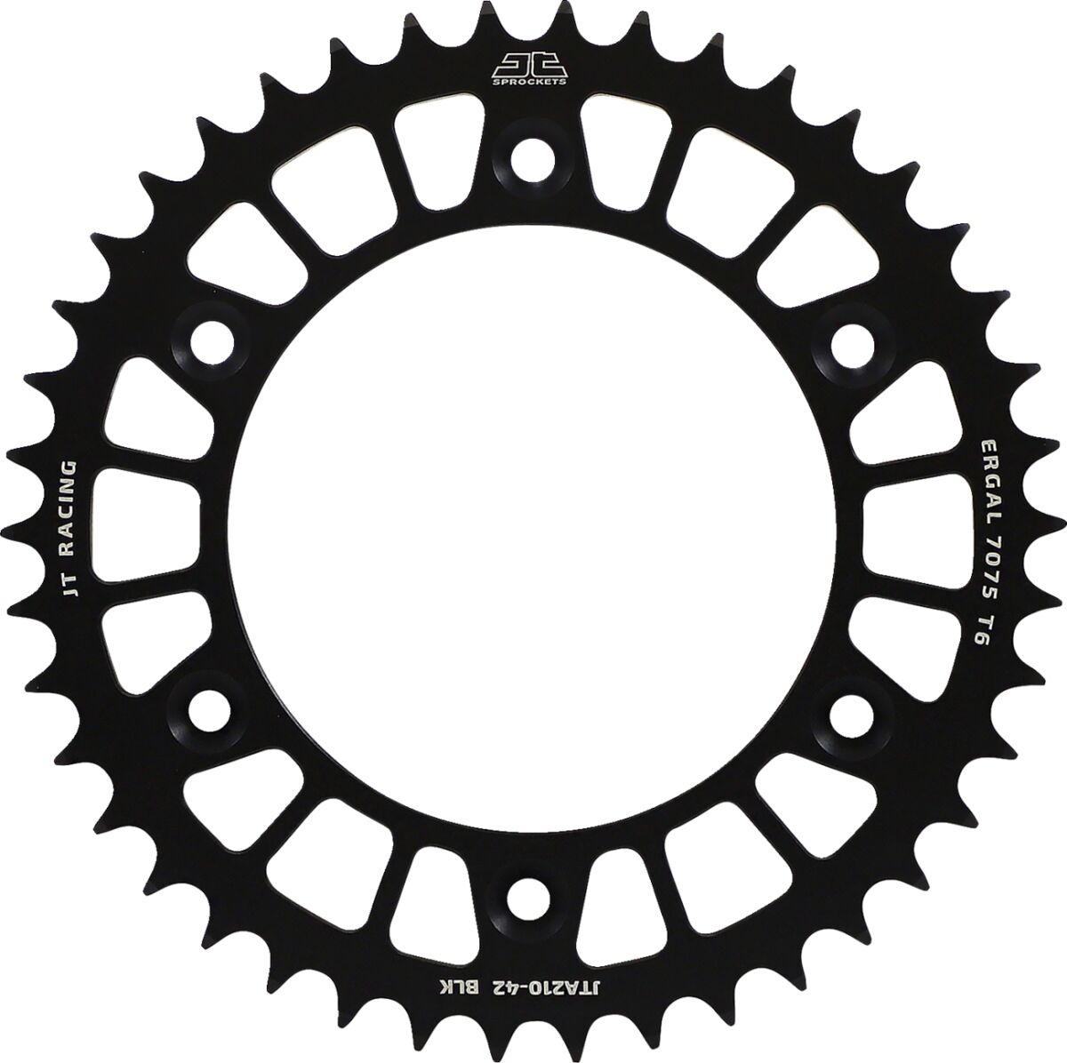Bakdrev aluminium 42T — JT Sprockets JTA210.42BLK