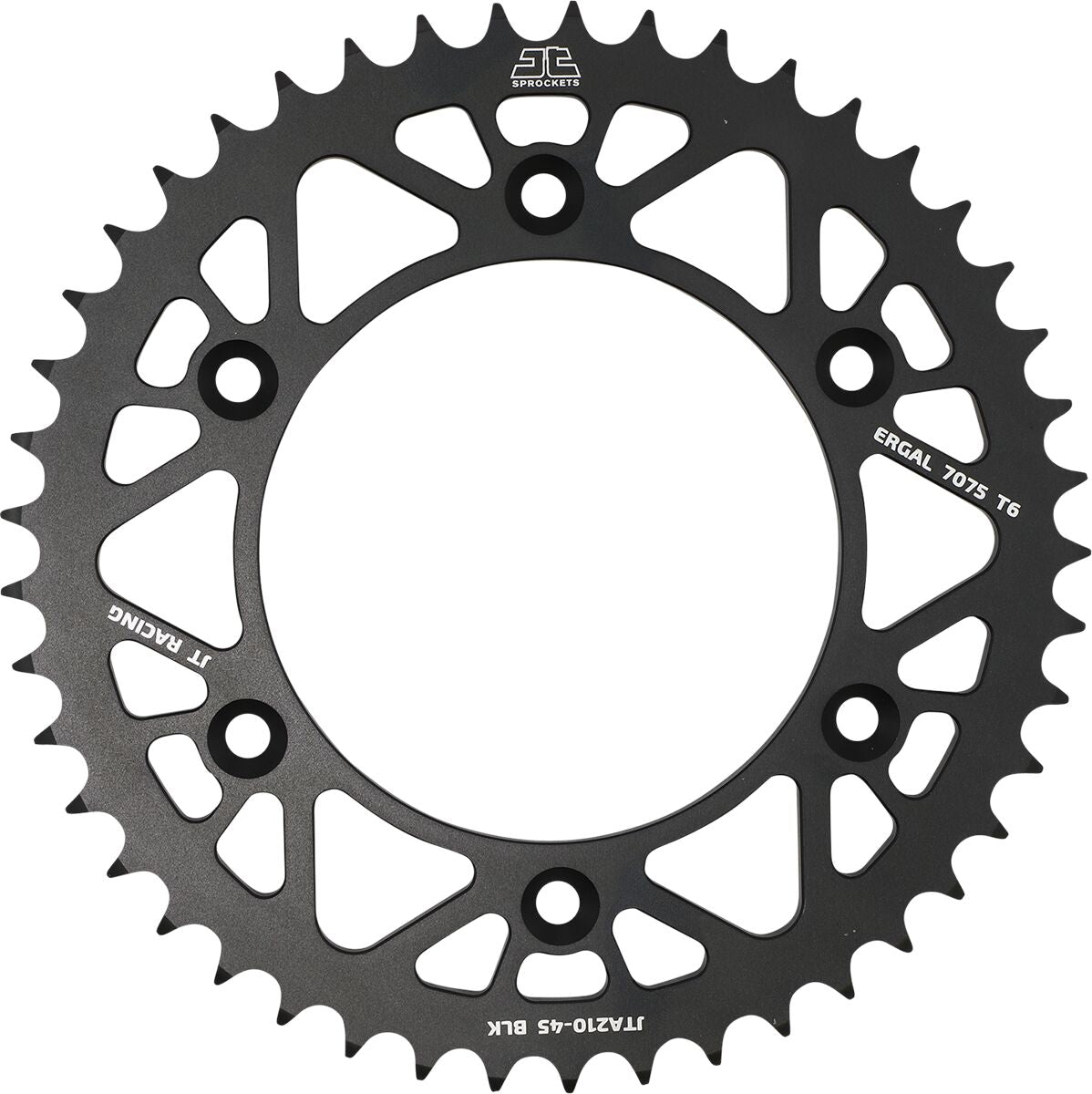 Bakdrev aluminium 45T — JT Sprockets JTA210.45BLK