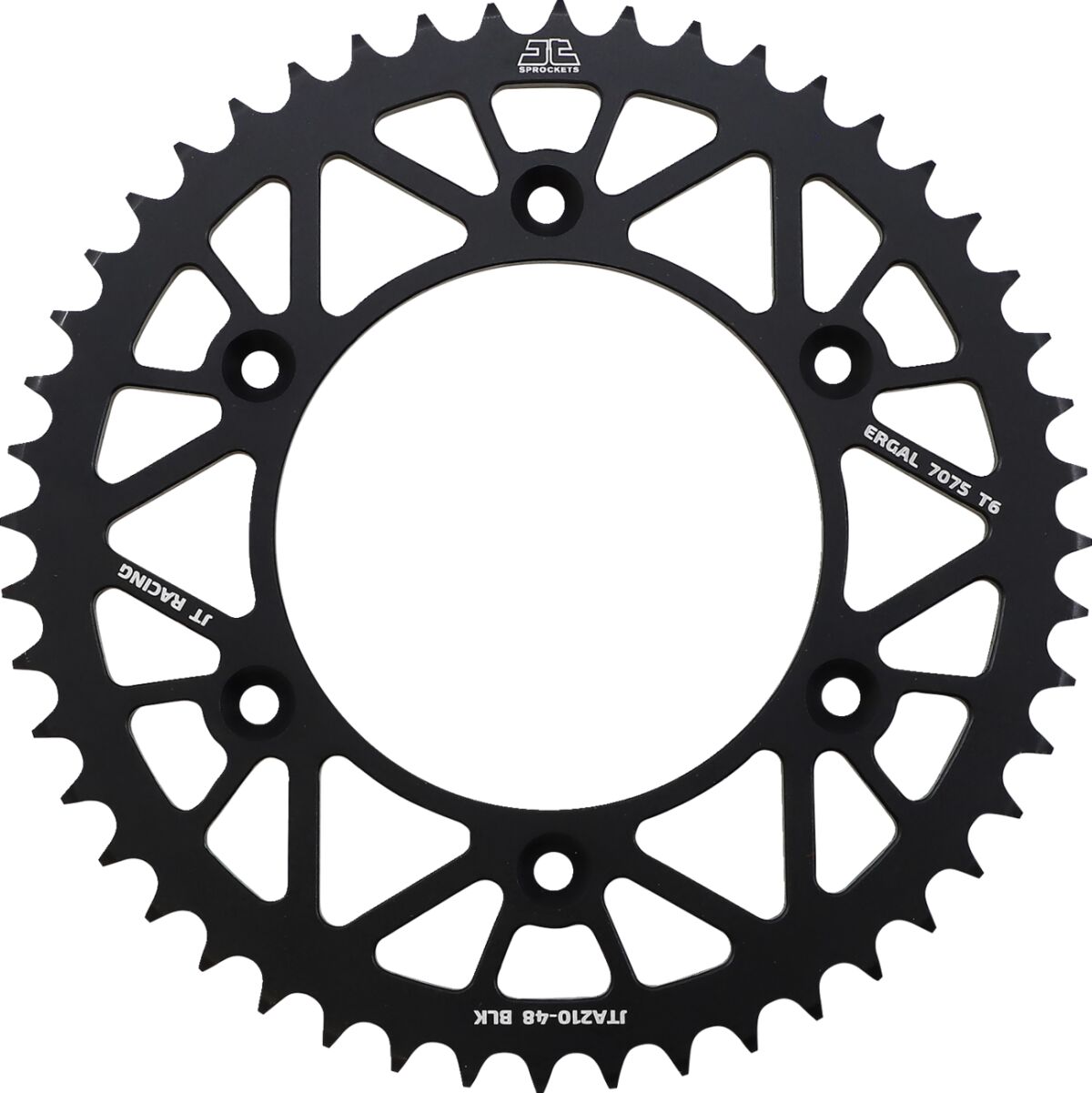 Bakdrev aluminium 48T — JT Sprockets JTA210.48BLK