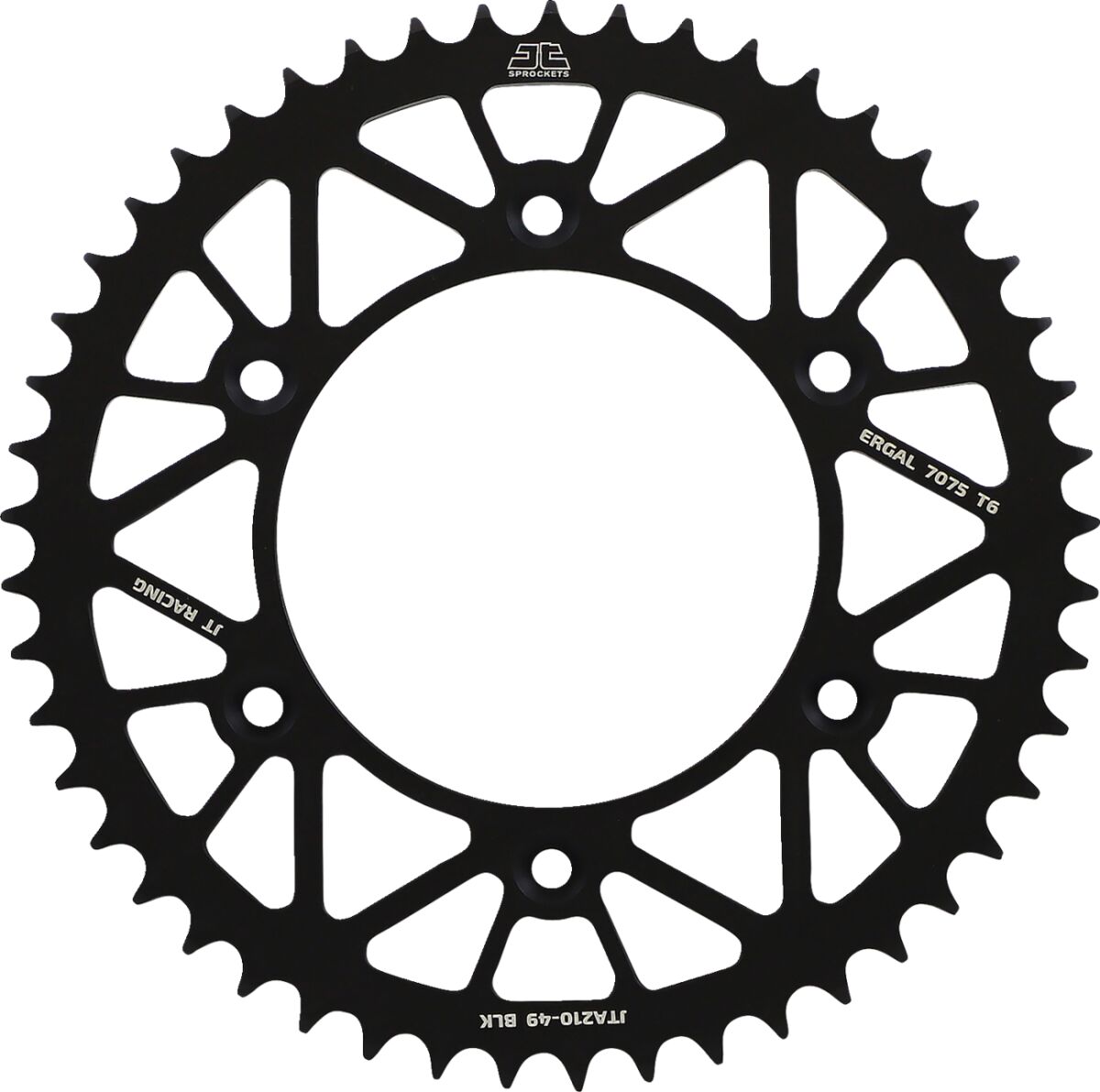 Bakdrev aluminium 49T — JT Sprockets JTA210.49BLK
