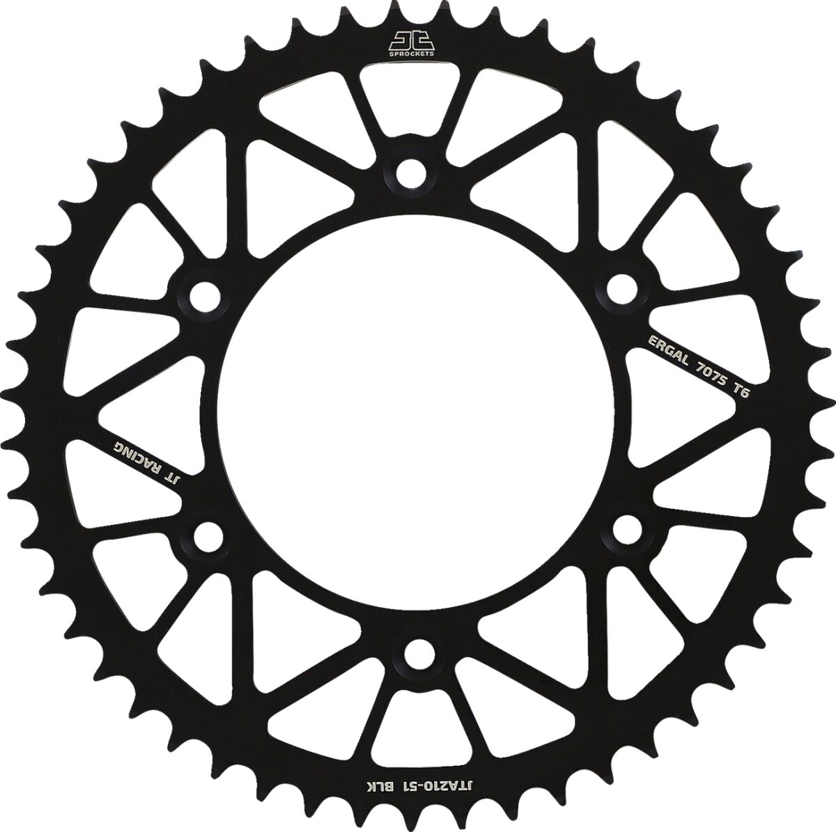 Bakdrev aluminium 51T — JT Sprockets JTA210.51BLK