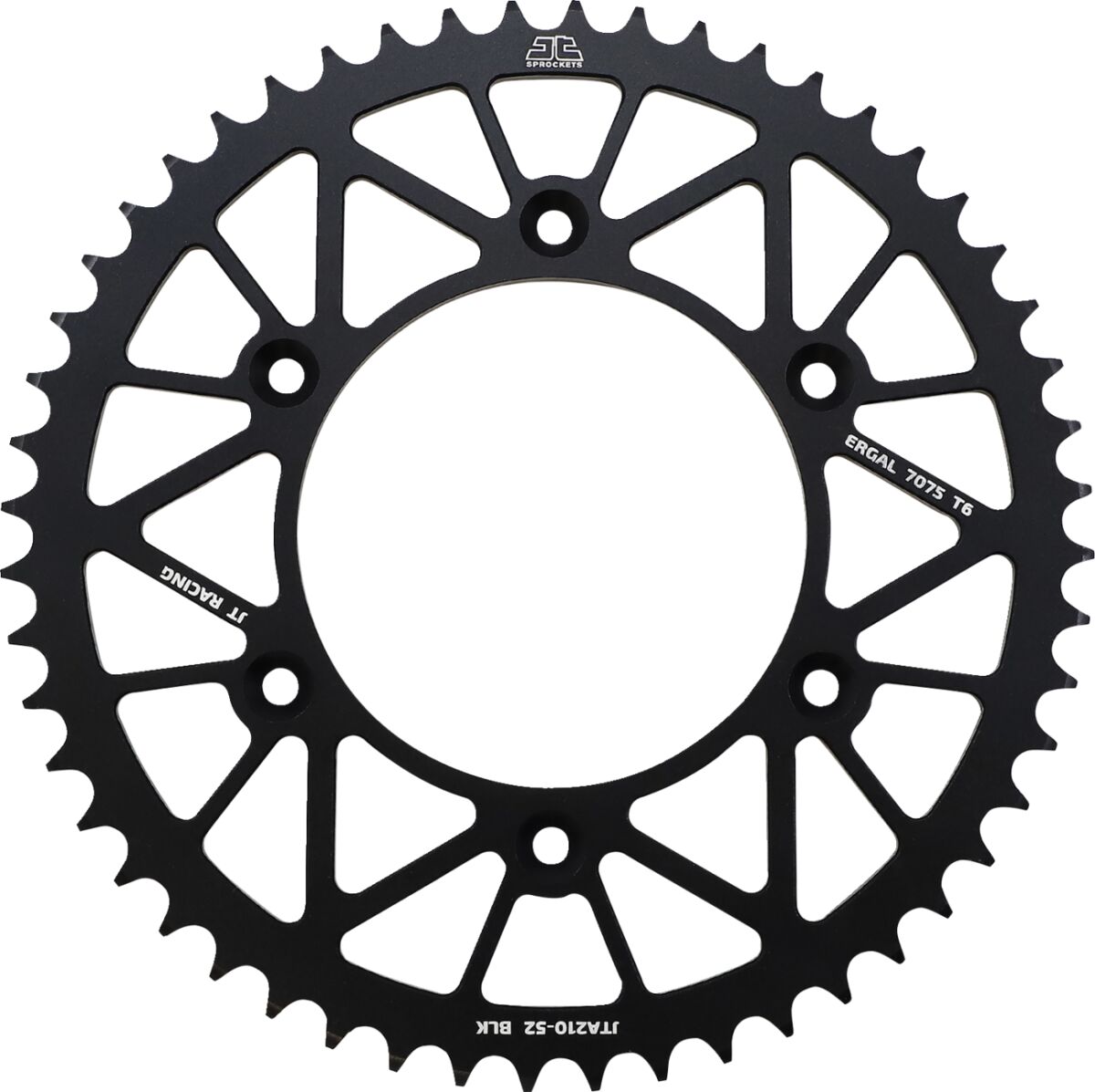 Bakdrev aluminium 52T — JT Sprockets JTA210.52BLK