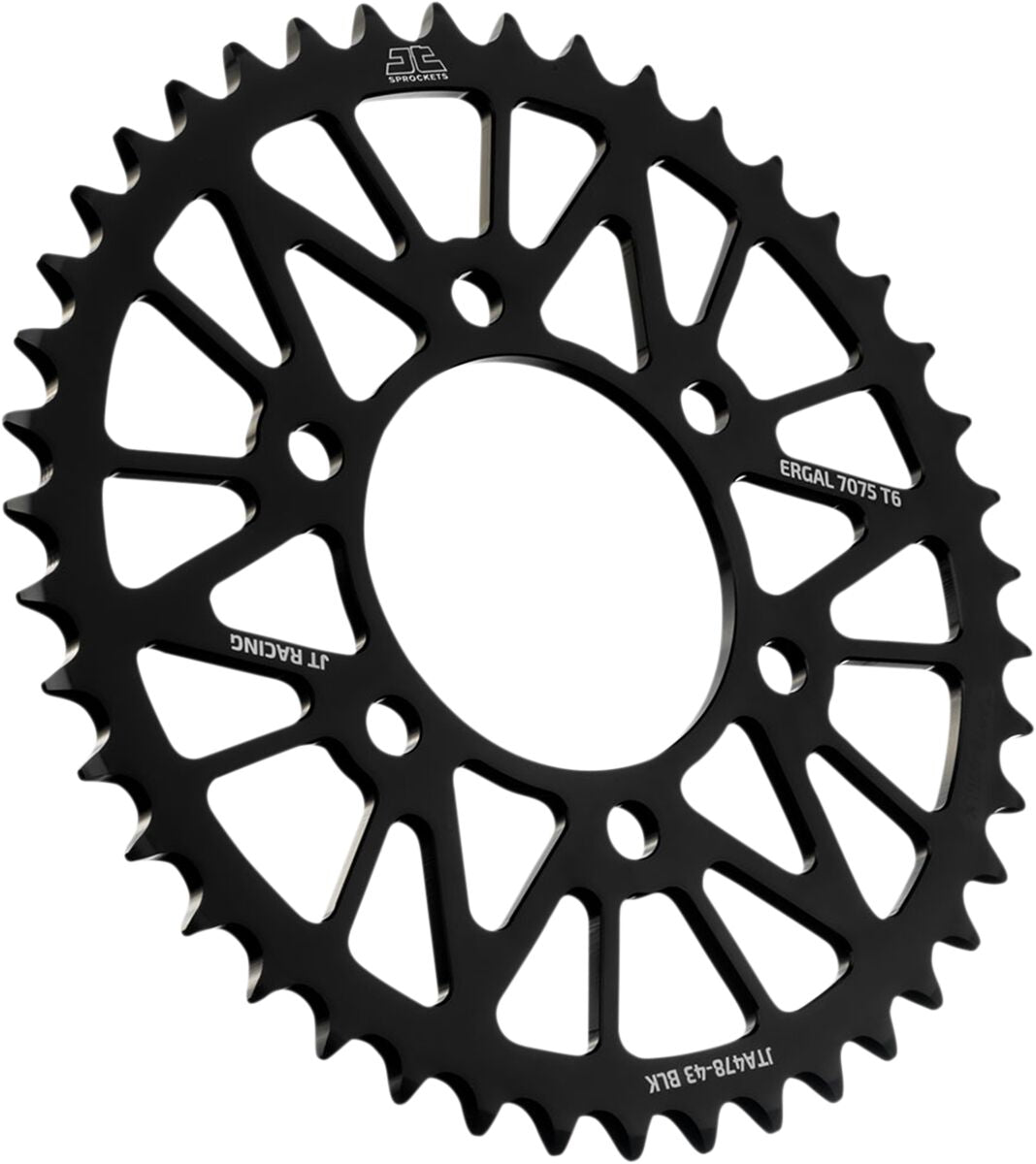 Bakdrev aluminium 43T til Kawasaki — JT Sprockets JTA478.43BLK