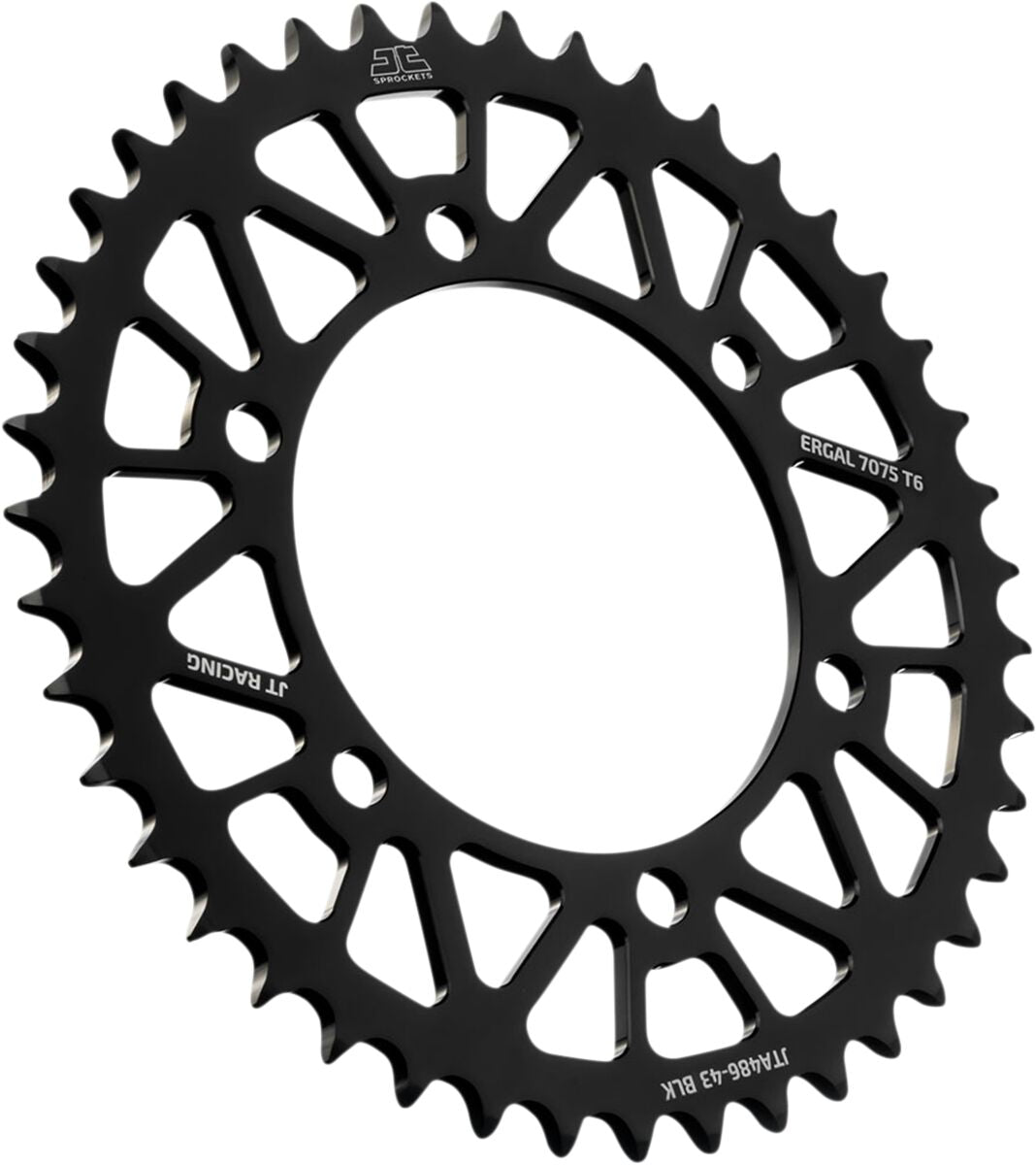 Bakdrev aluminium 43T — JT Sprockets JTA486.43BLK